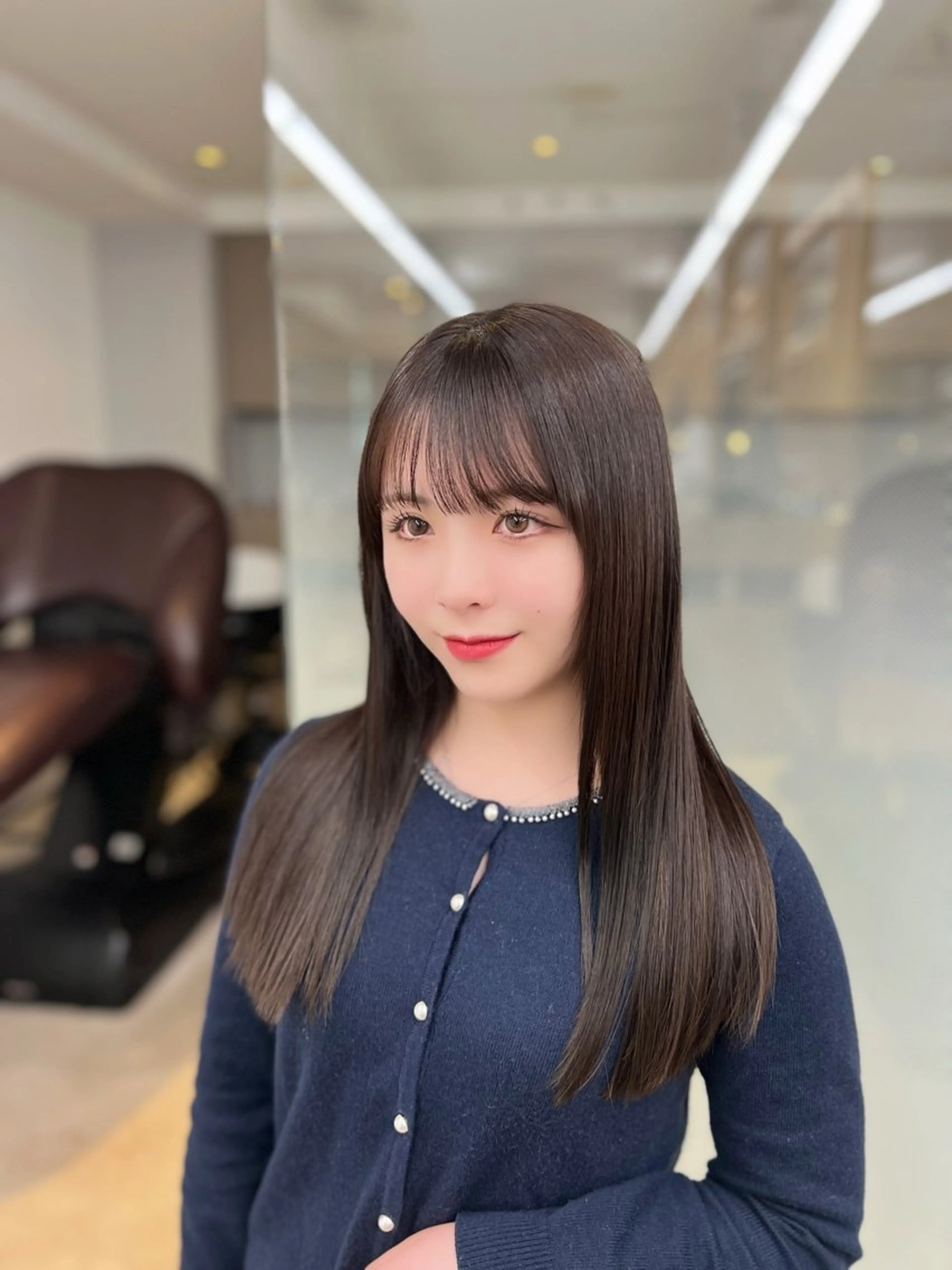 ロング カラー グレージュ レイヤーカット カット ヘアカラー トリートメント レイヤー/髪質改善 DAISUKEのヘアスタイル