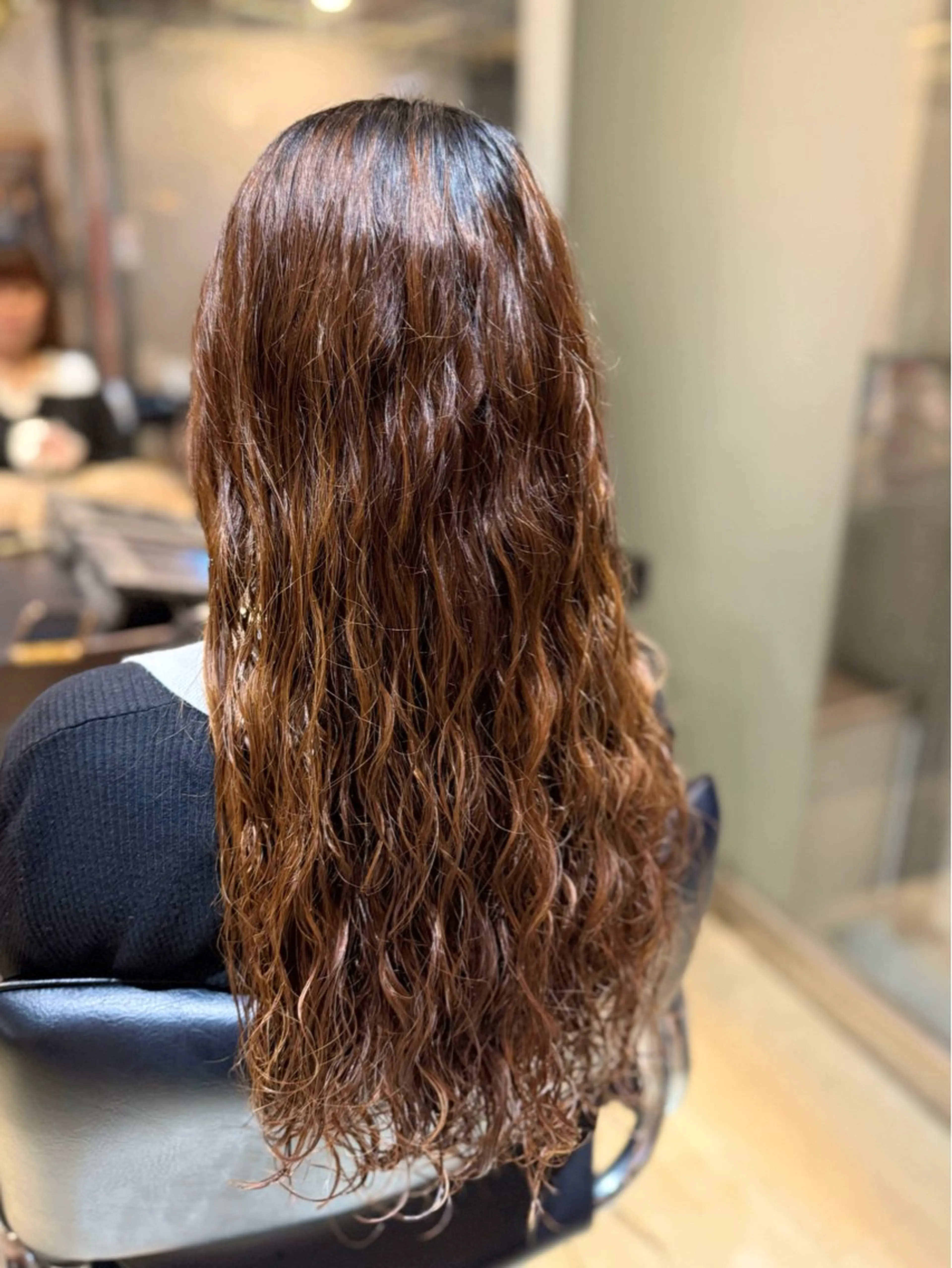 ロング パーマ カット パーマ モデル募集中 /あやな🎀🪞🩰のヘアスタイル