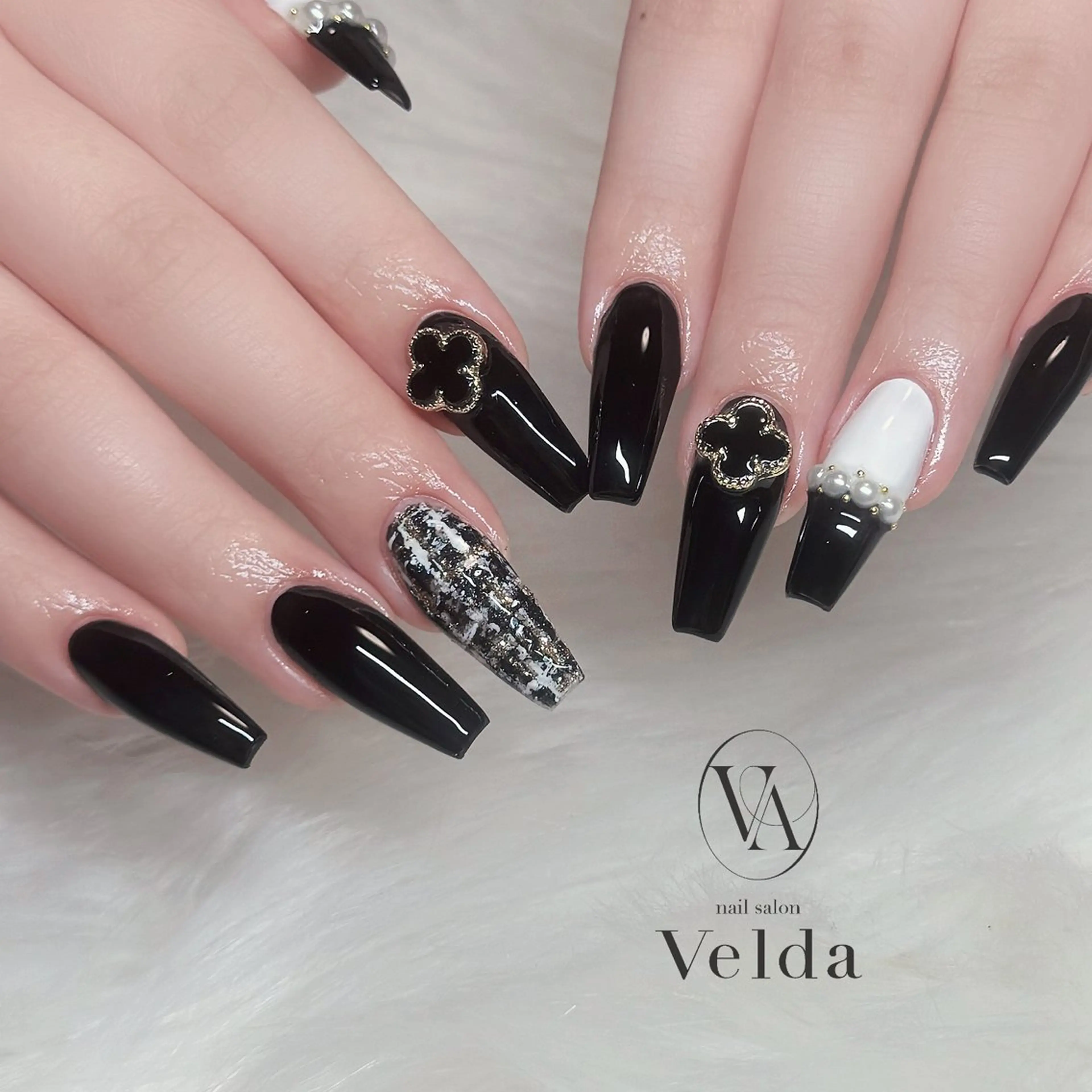 ネイル ワンカラーネイル ツイードネイル 💎スカルプ💎 Velda(ベルダ)のネイルデザイン