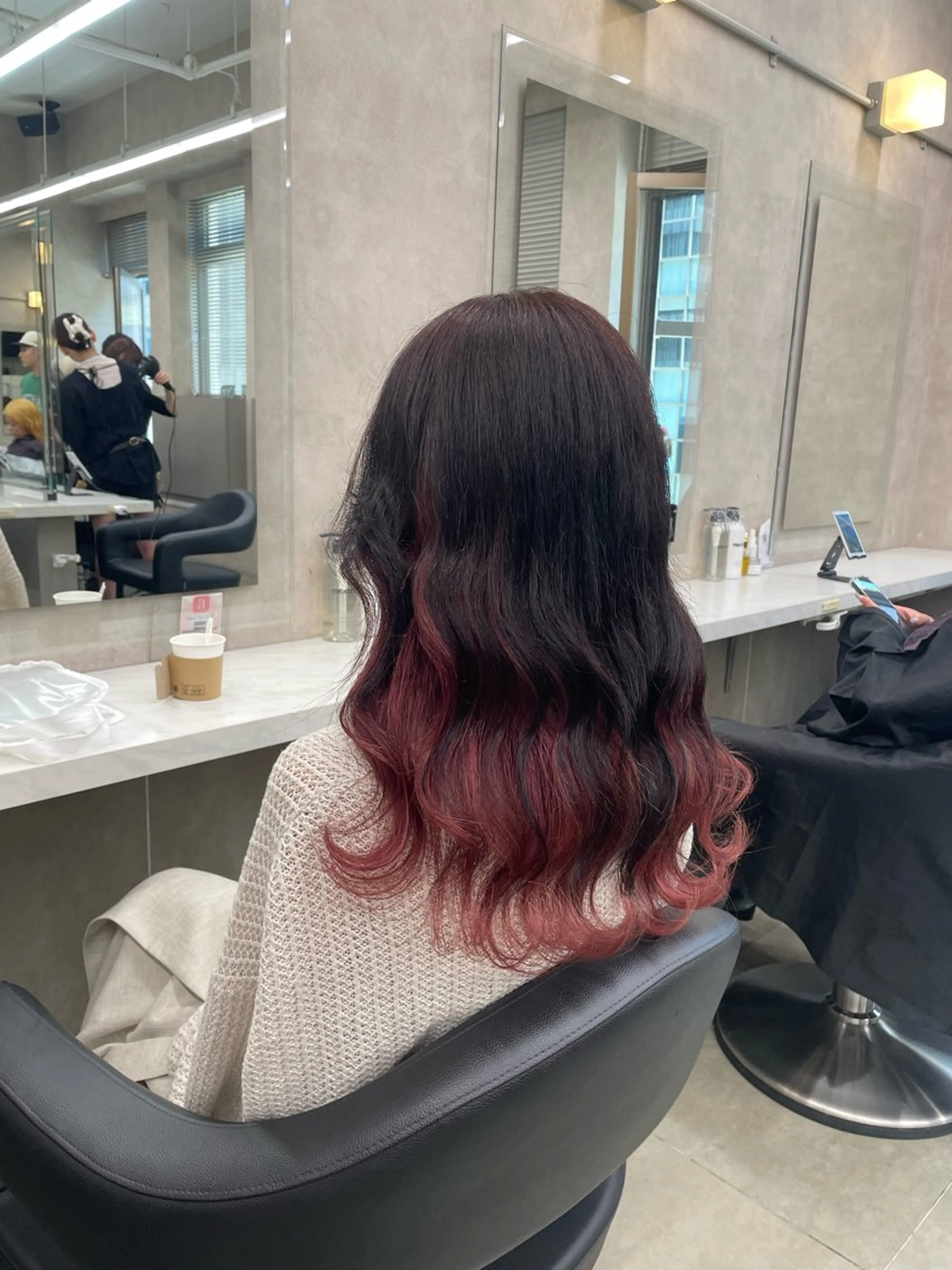 ロング カラー ヘアアレンジ ヘアカラー トリートメント ヘアセット 💗横浜美容室 💗HARUNAのヘアスタイル