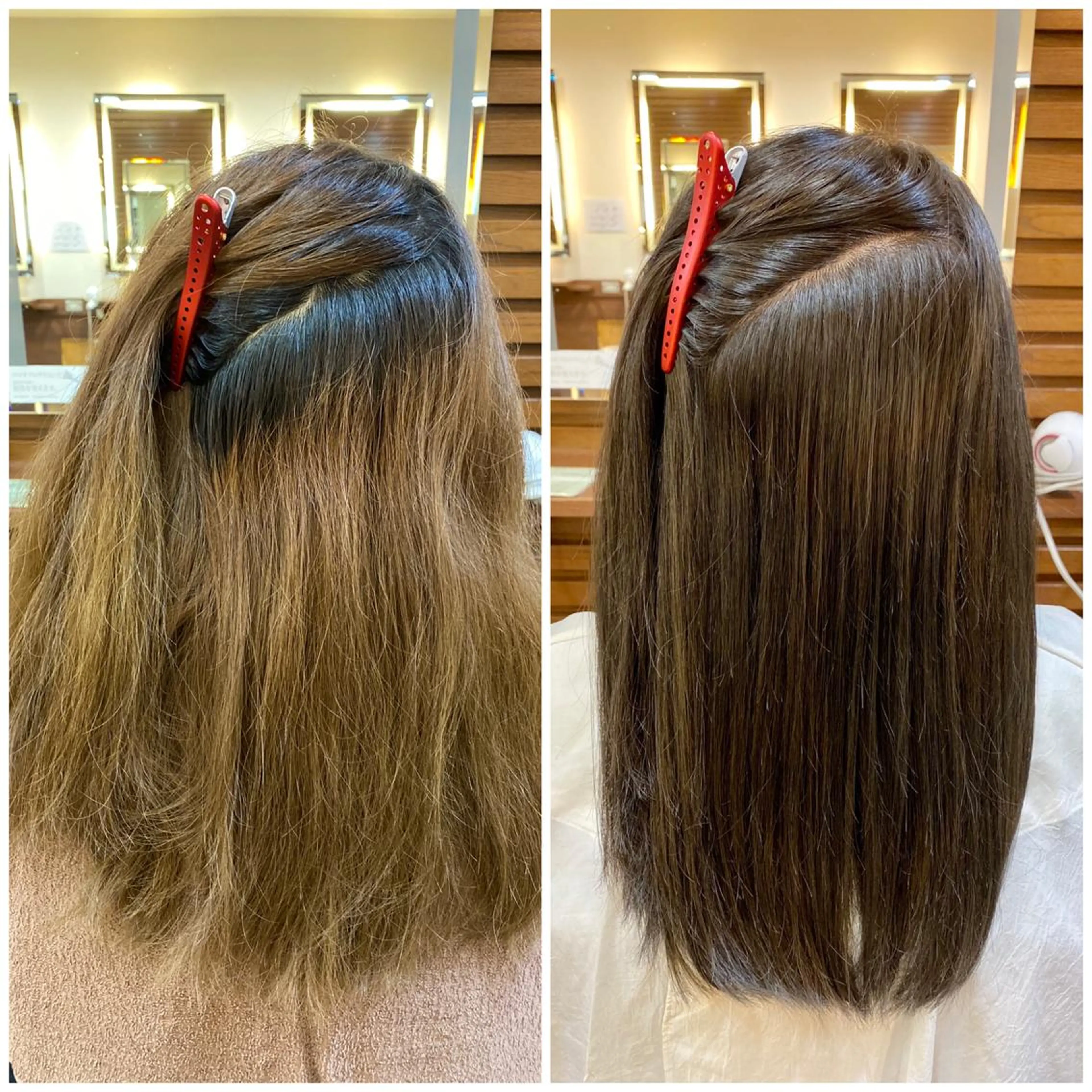 セミロング 縮毛矯正 トリートメント ヘッドスパ ヘアセット 韓国レイヤー/ 顔周り💕田中将吾のヘアスタイル