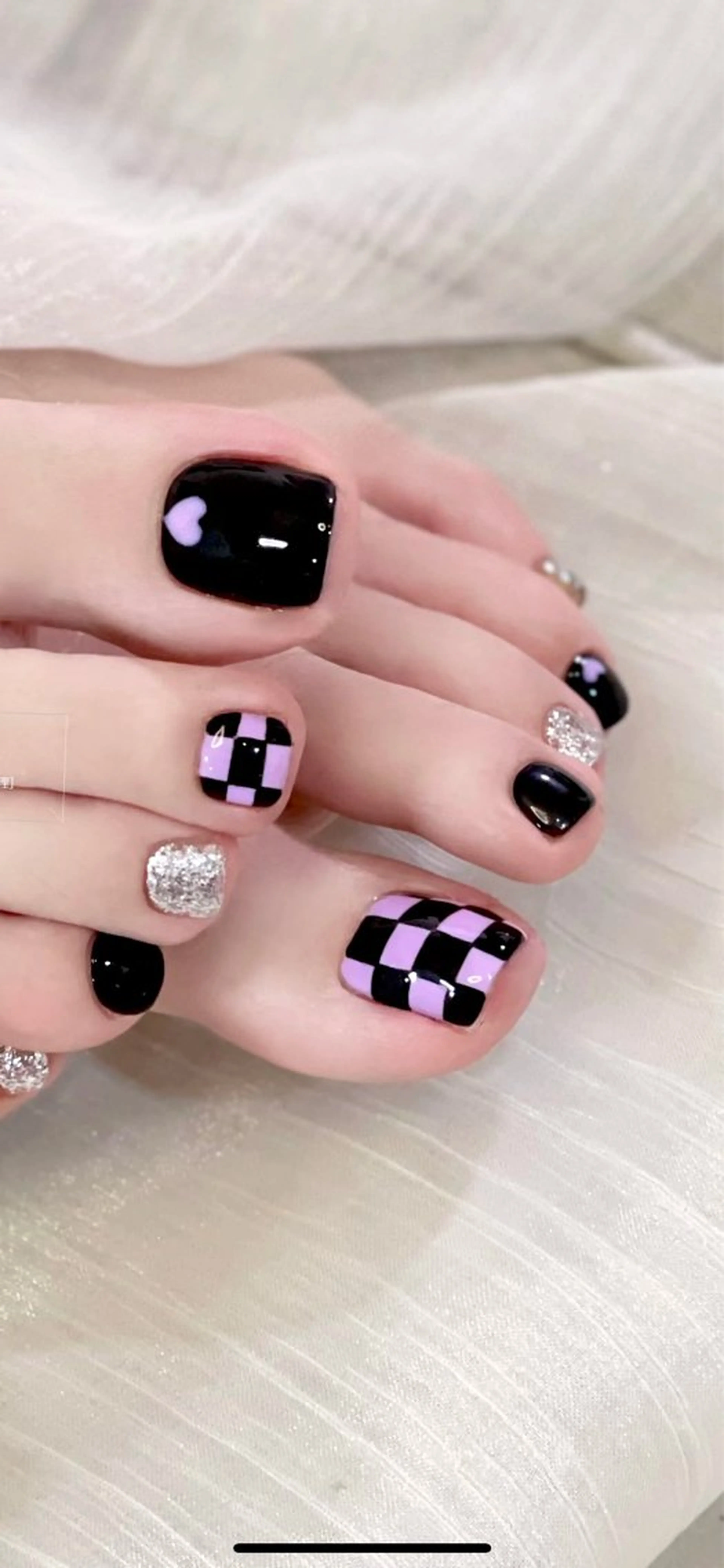 フットネイル（つけ放題）オフ無料の写真