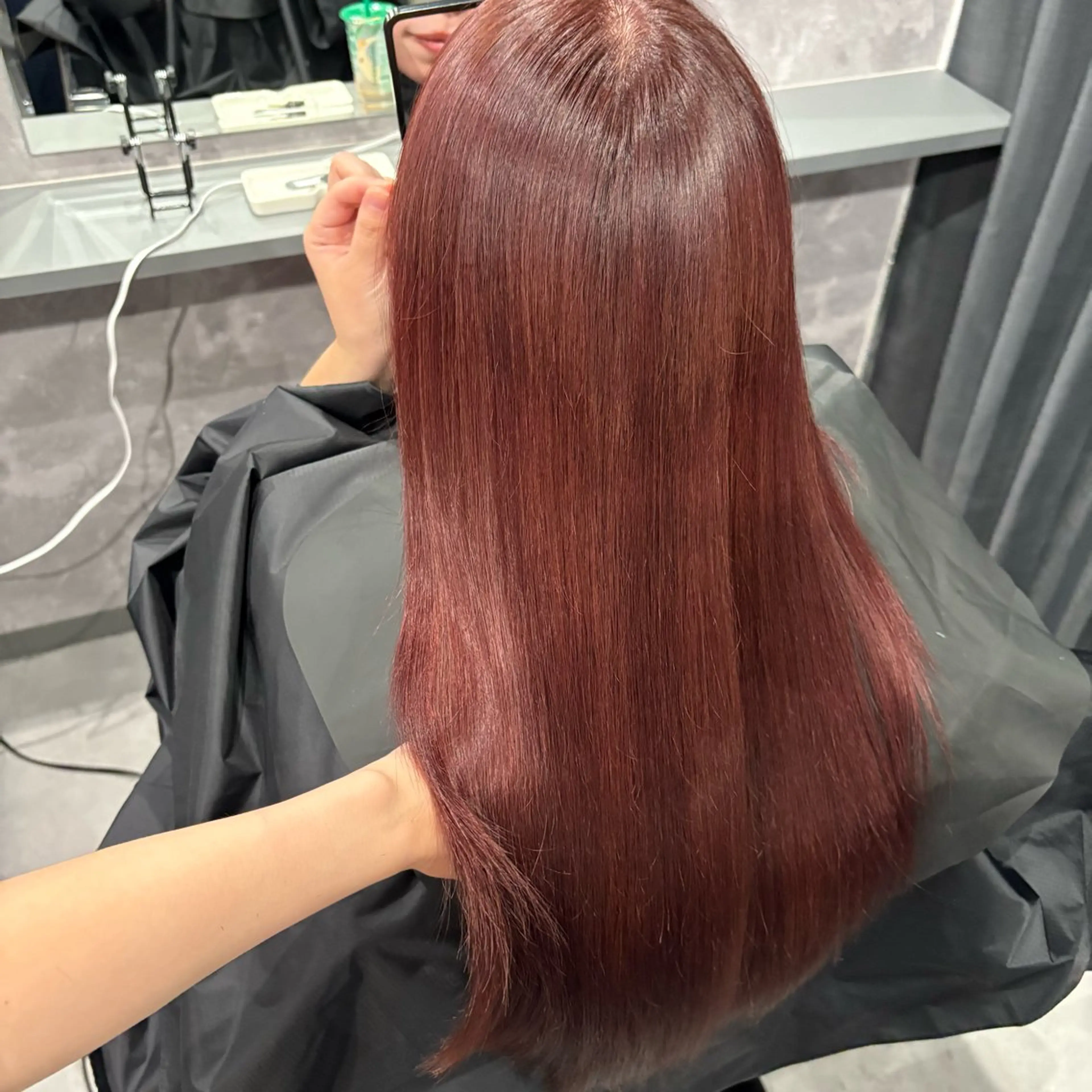 ロング カラー カット ヘアカラー トリートメント nameless miichiのヘアスタイル