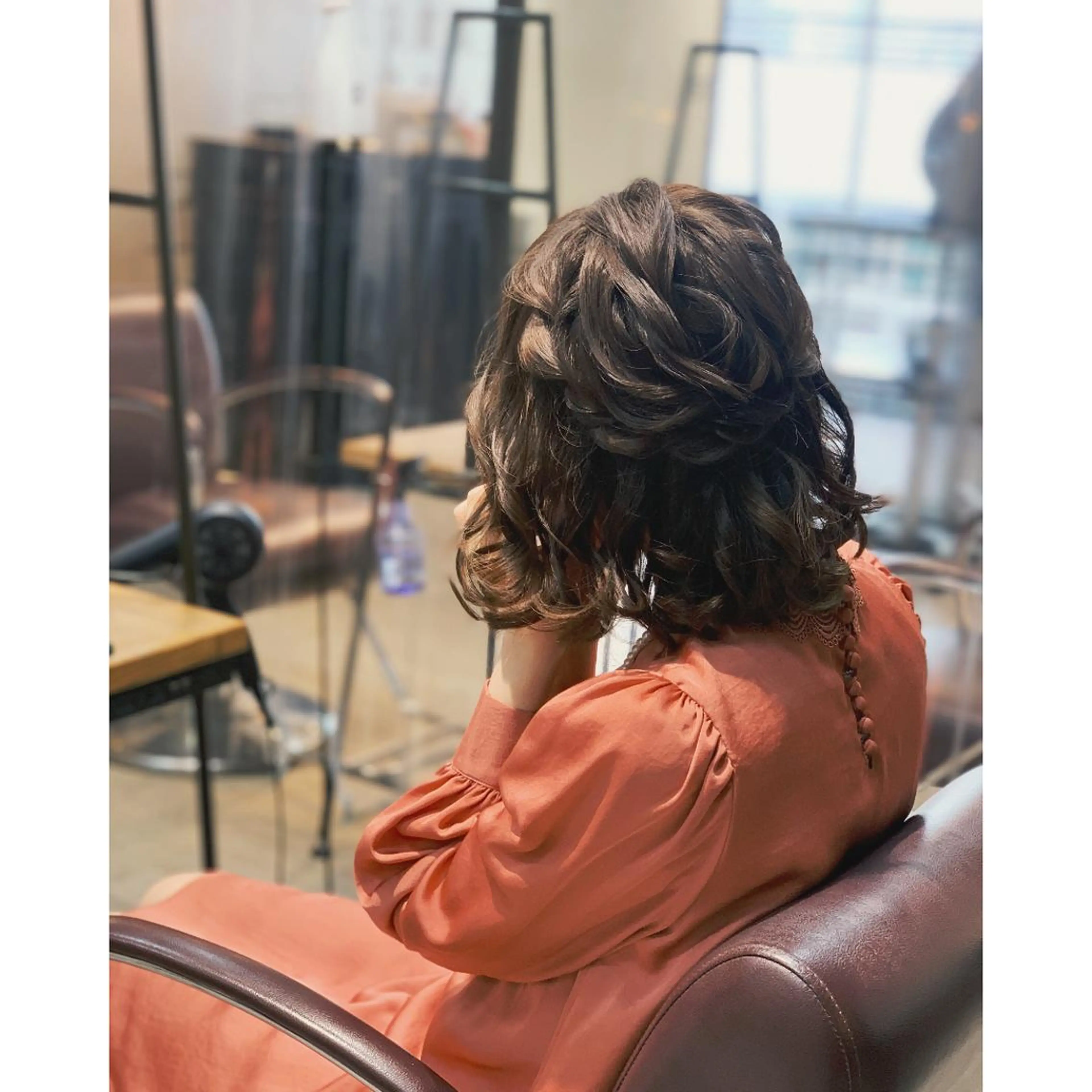 ミディアム カラー パーマ ヘアアレンジ メンズ キッズ アイブロウ ハーフアップ 結婚式・ブライダル 子どものヘアアレンジ BRAIDS💎愛子 大人ハイライト💎のヘアスタイル