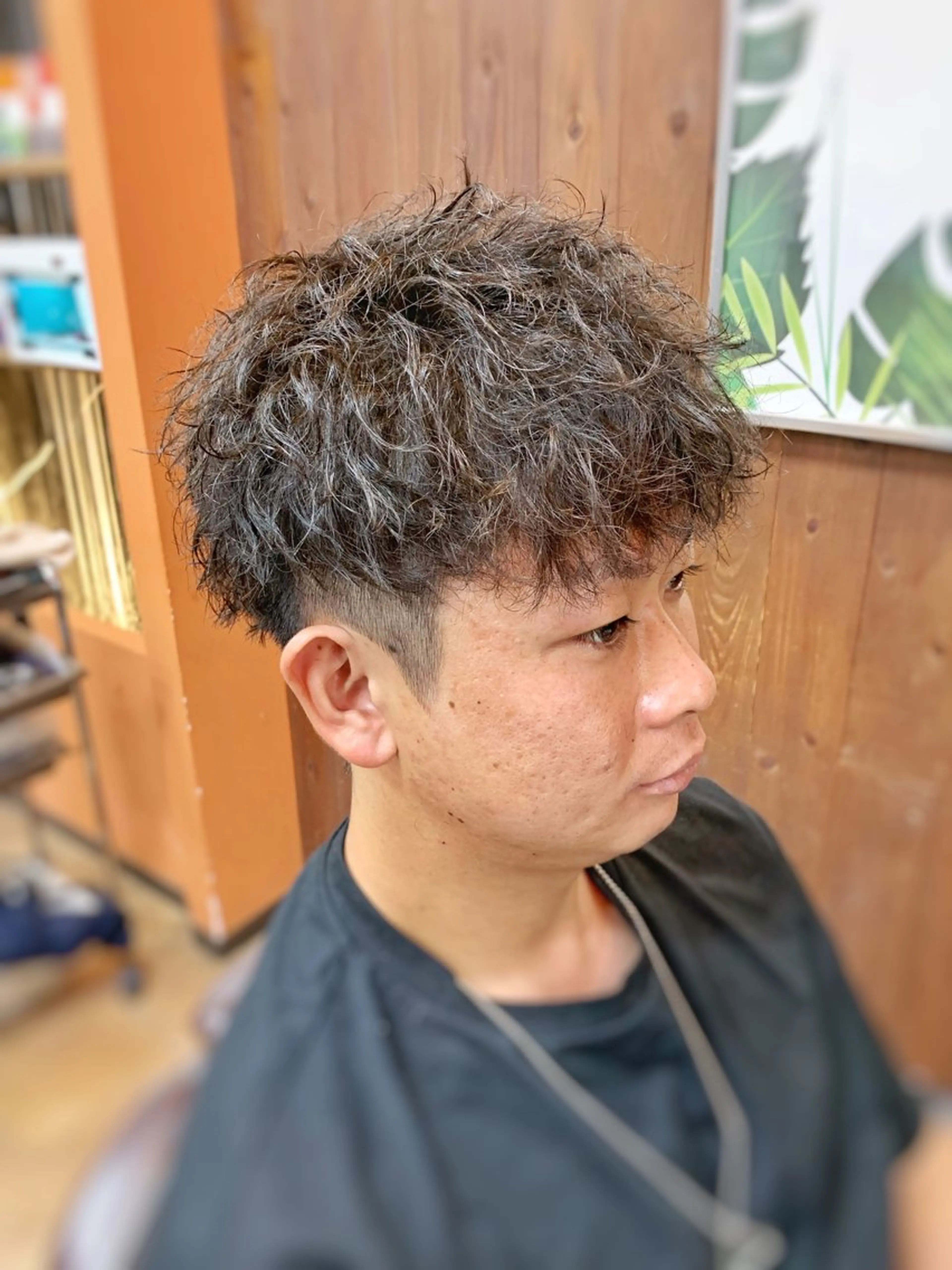 ショート パーマ ツイストスパイラルパーマ スパイラルパーマ Laneige 北加賀屋所属・三谷 天兵のヘアスタイル