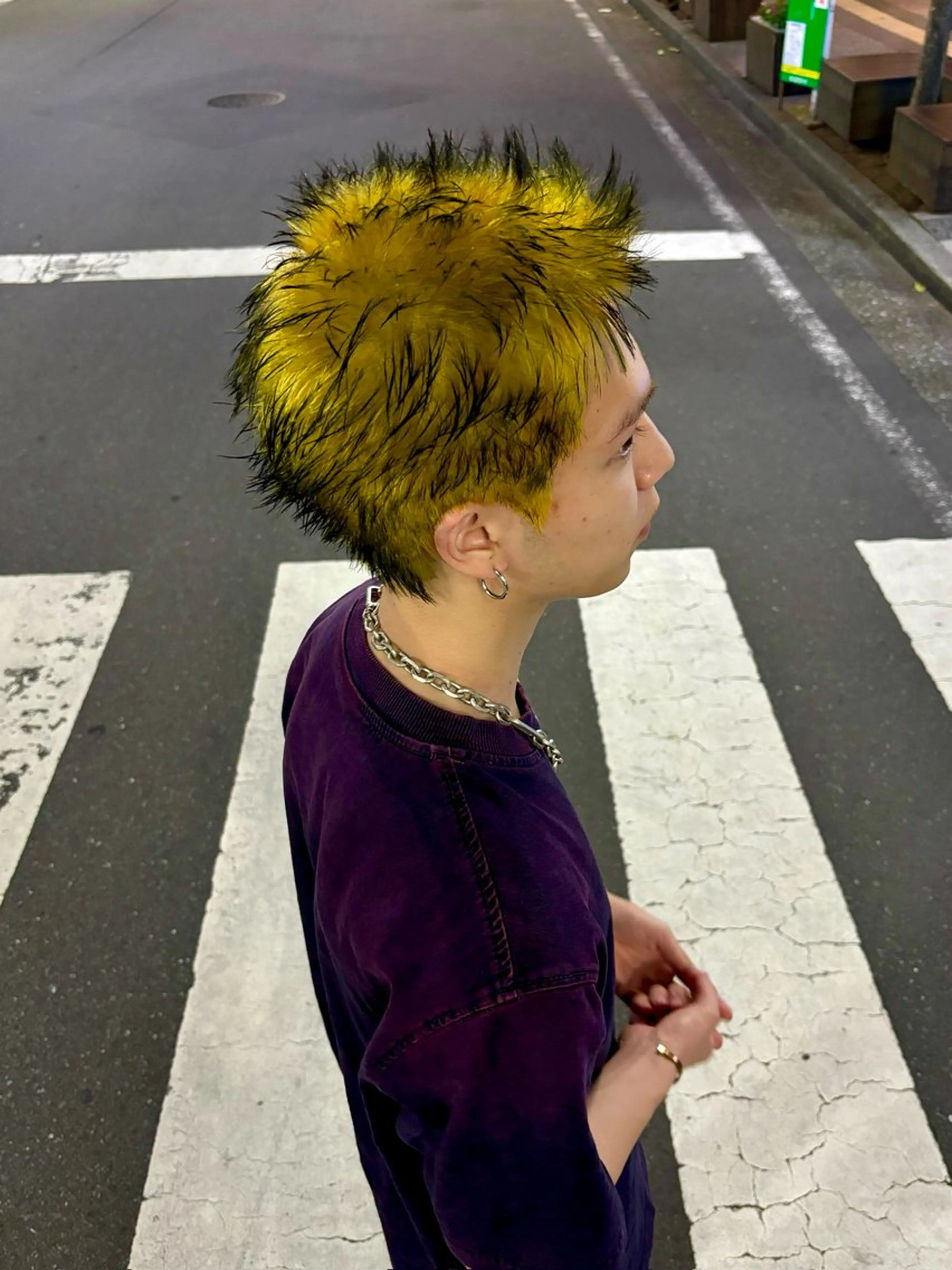 ショート カラー メンズ ⭐︎ハイトーン /レイヤー✩momoのヘアスタイル