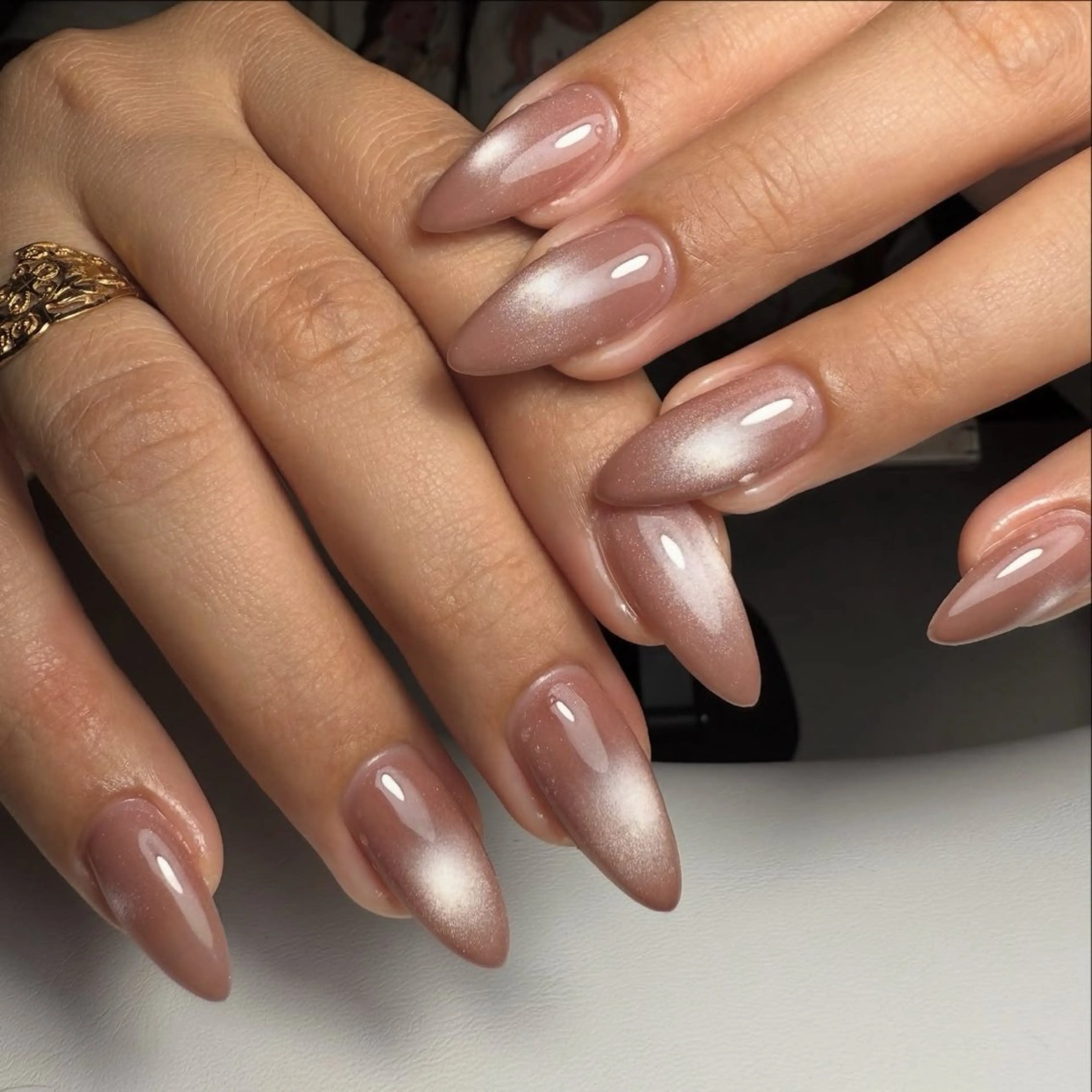 ネイル 長さ出し ジェルネイル 持ち込み オフィスネイル ワンカラーネイル Michi_Nails_Salon所属・Michi Nail Staffのネイルデザイン