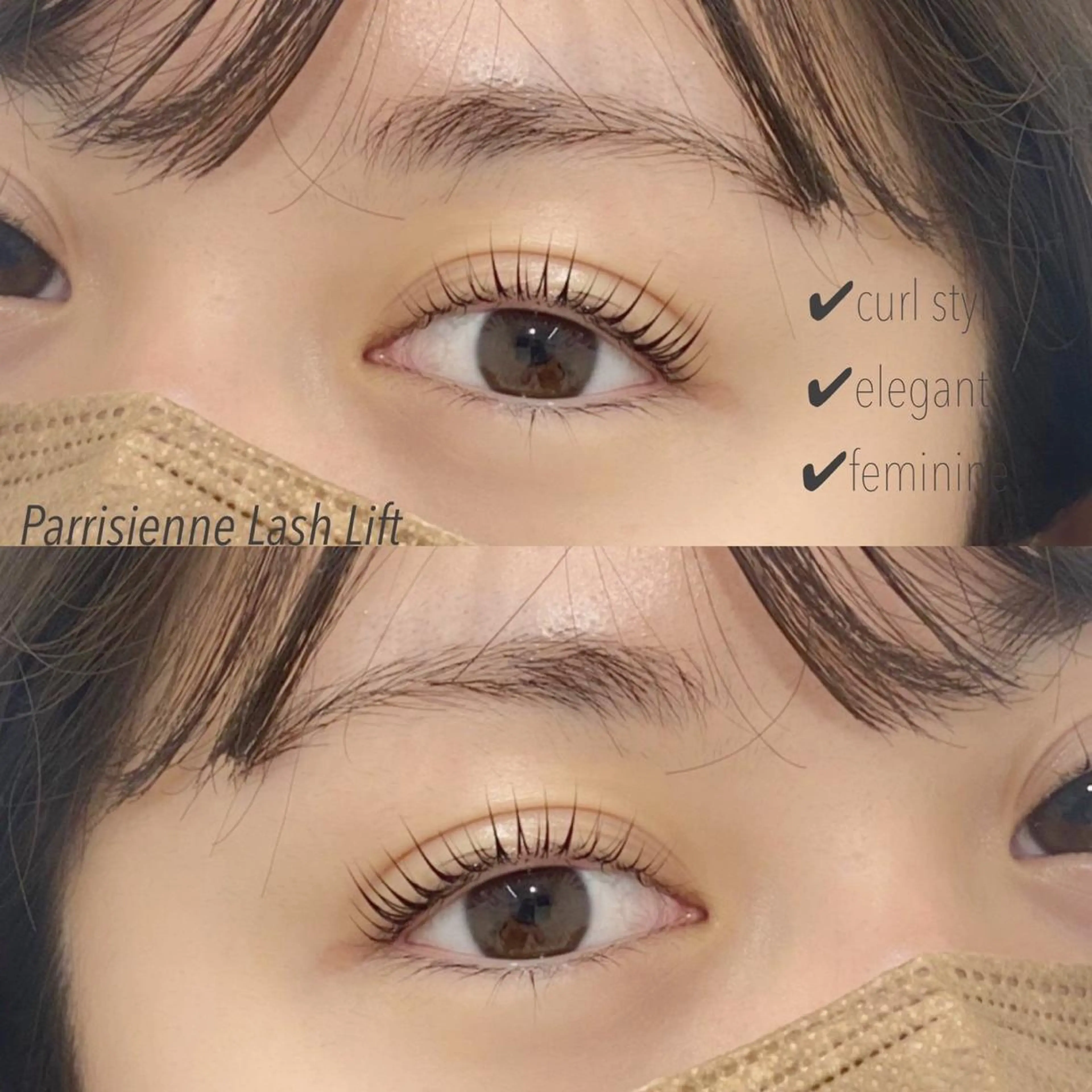 マツエク・マツパ バインドロック フラットラッシュ パリジェンヌラッシュリフト まつげパーマ 一重×まつ毛パーマ SATONAKA SUZUNA🌷のマツエク・マツパデザイン