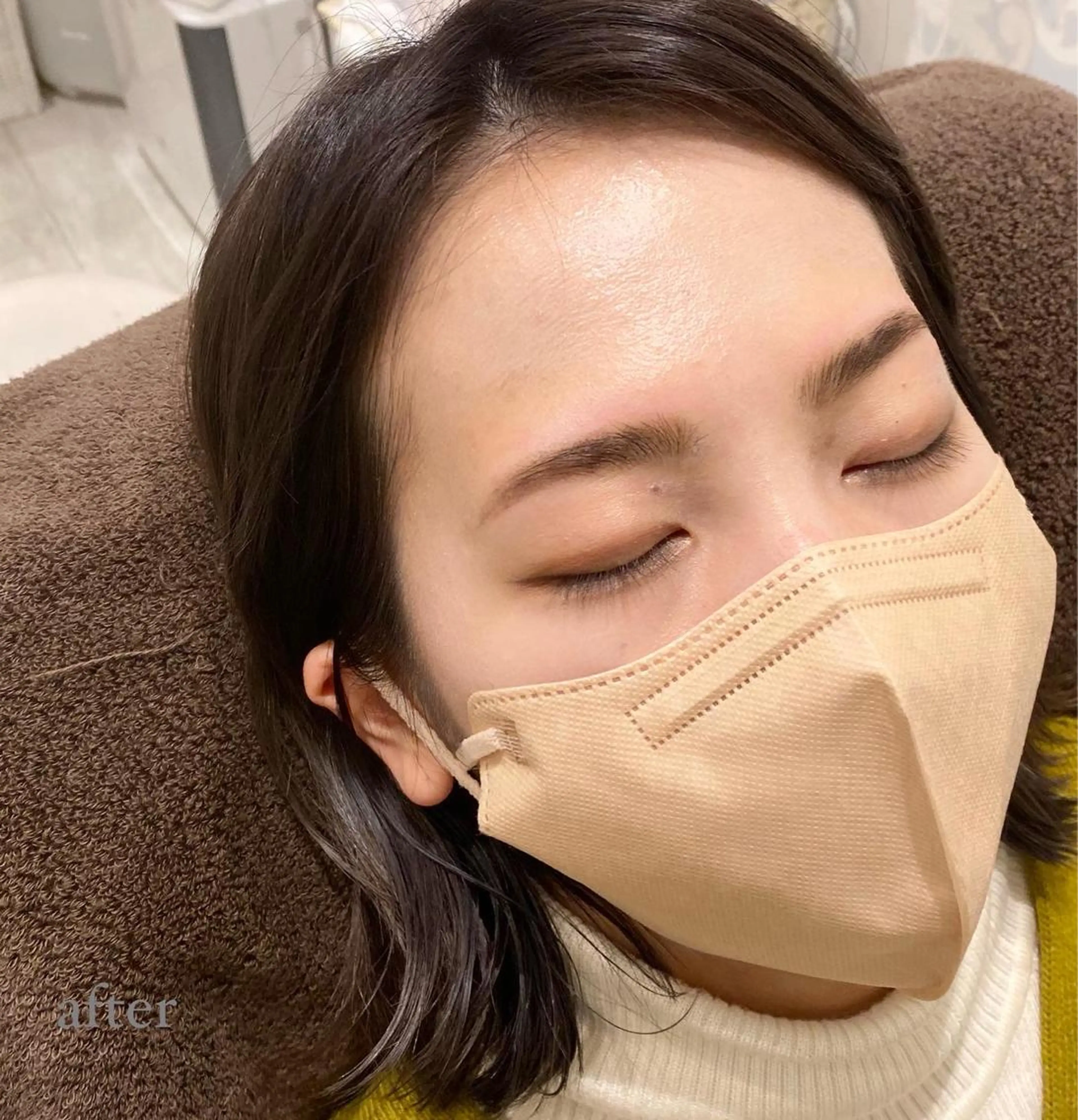 マツエク・マツパ アイブロウ ハリウッドブロウリフト Cheri所属・きし かりんの眉毛・アイブロウイメージ