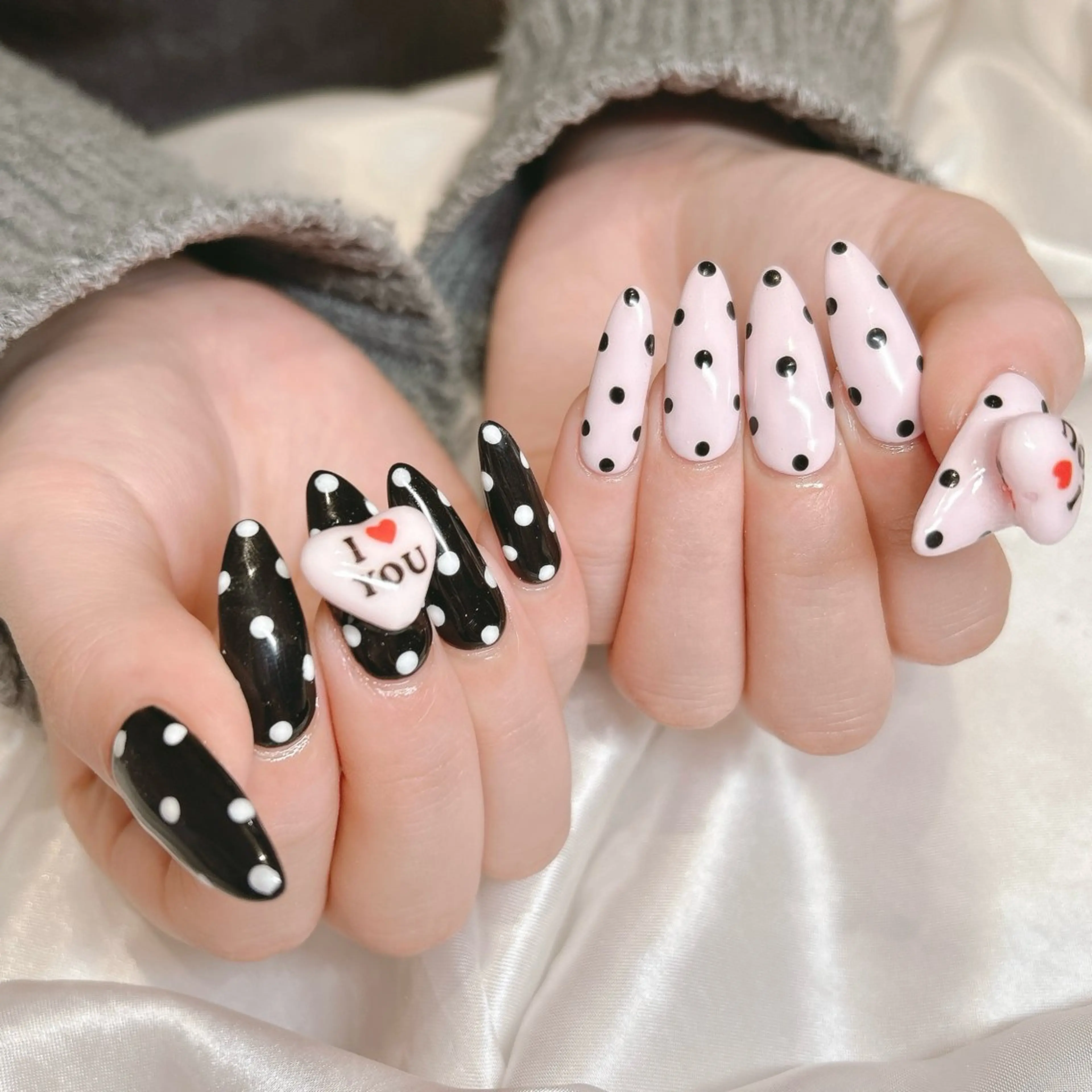 ネイル ドット ハンドネイル junna のぞいてねのネイルデザイン