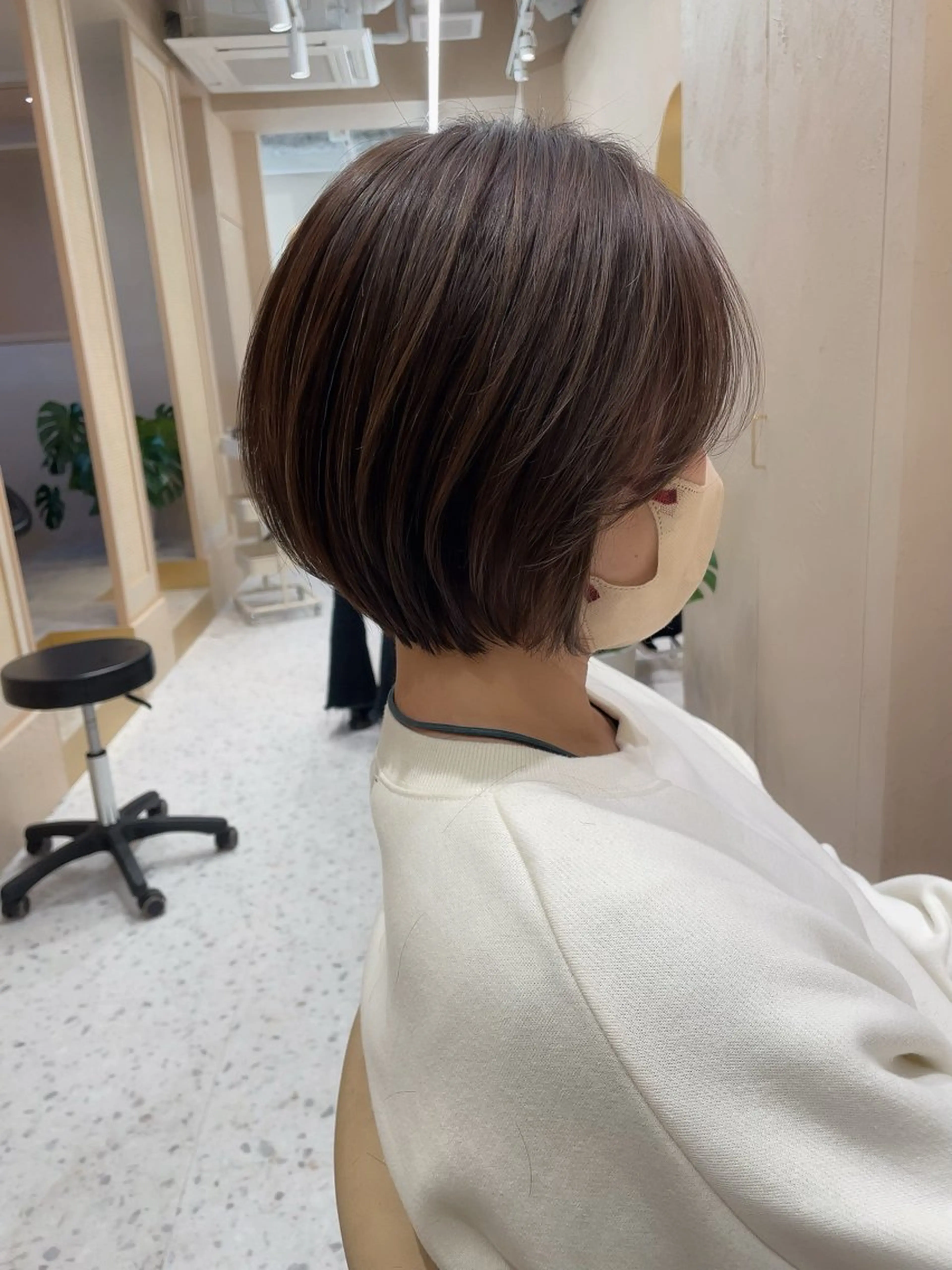 ショート カラー カット ヘアカラー トリートメント 韓国ヘア/髪質改善 /Harunaのヘアスタイル