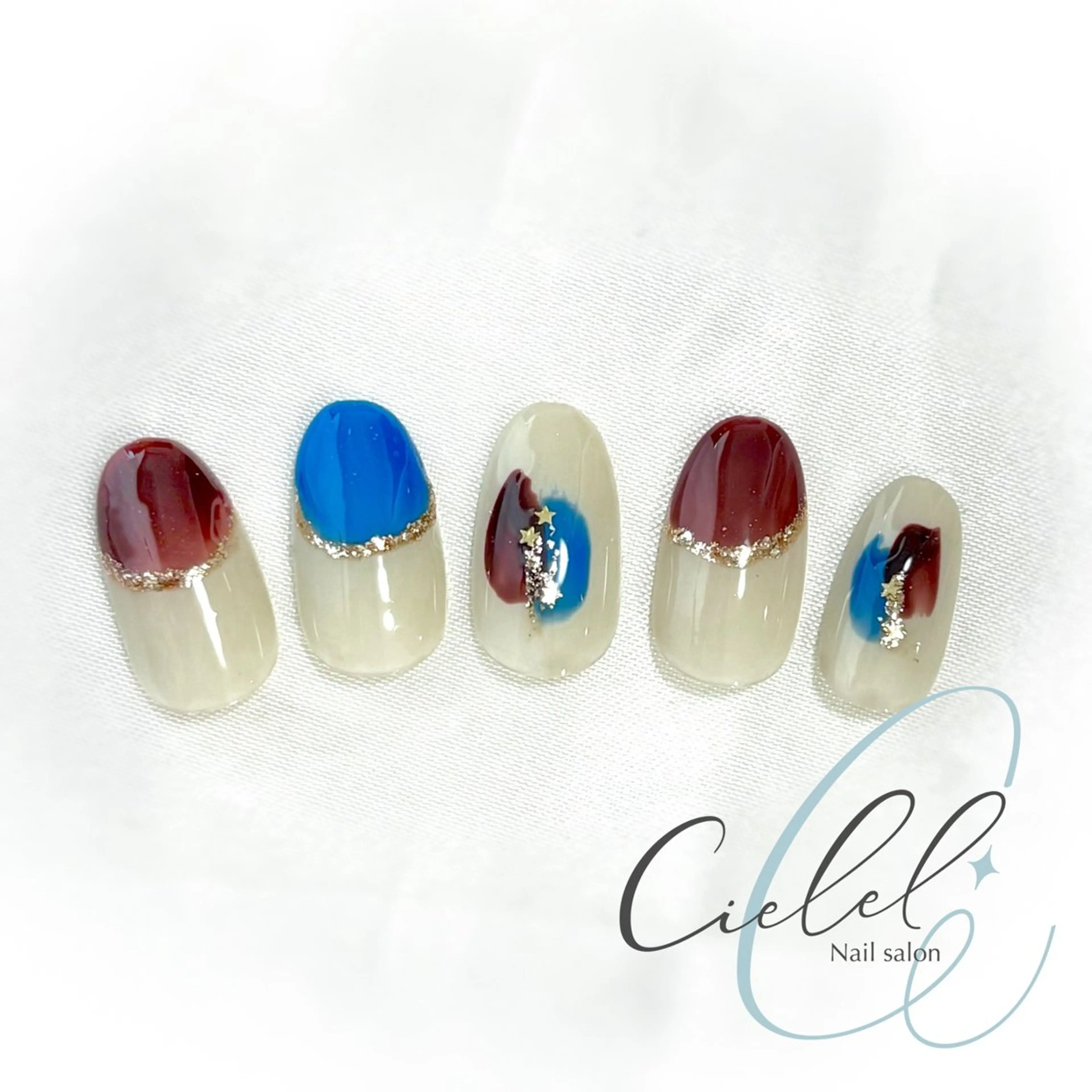 ネイル ハンドネイル Nail salon Cielel⟡Ayaのネイルデザイン