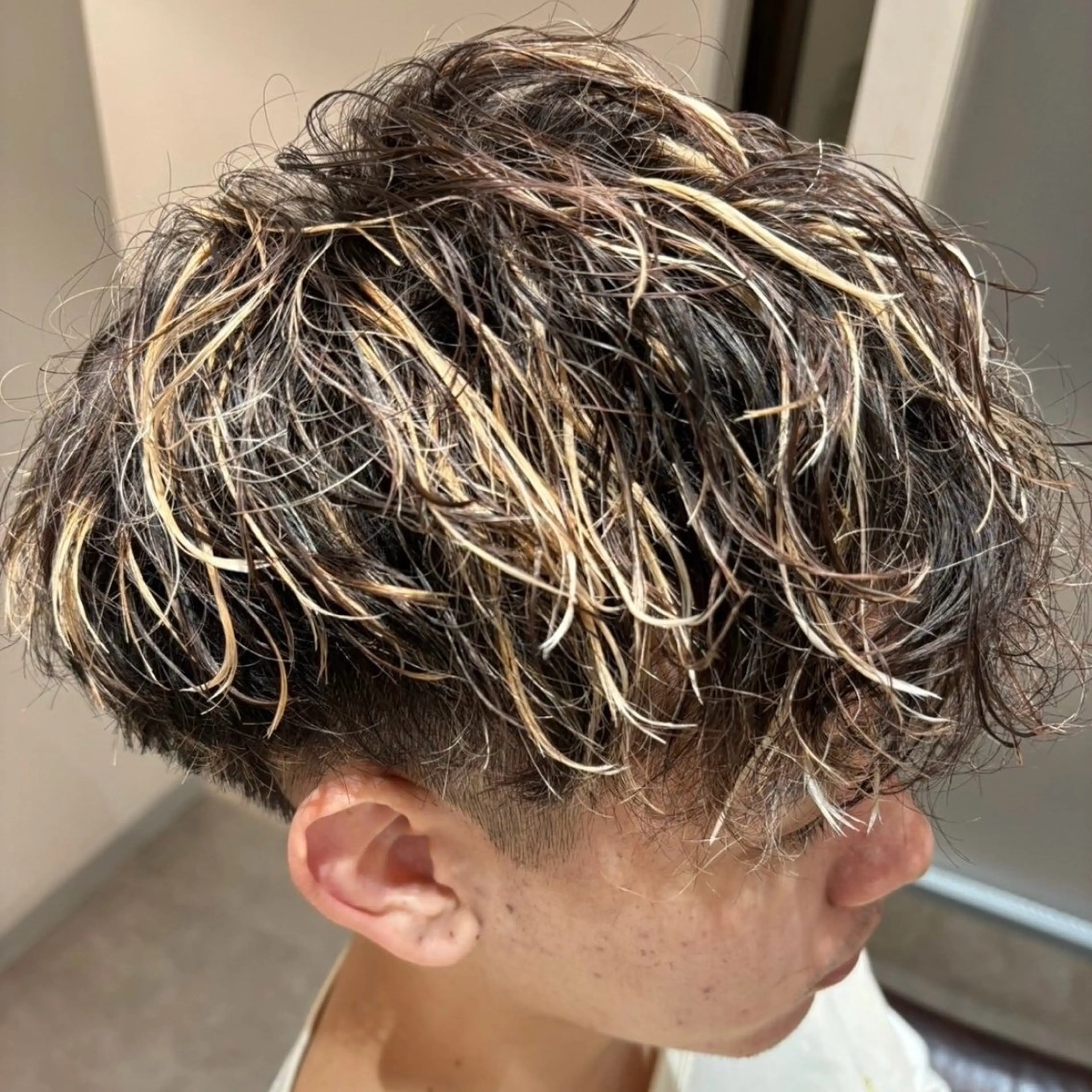 パーマ メンズ メンズメッシュ カット パーマ Atria 川崎所属・メンズパーマ特化 🪽🫧美桜のヘアスタイル