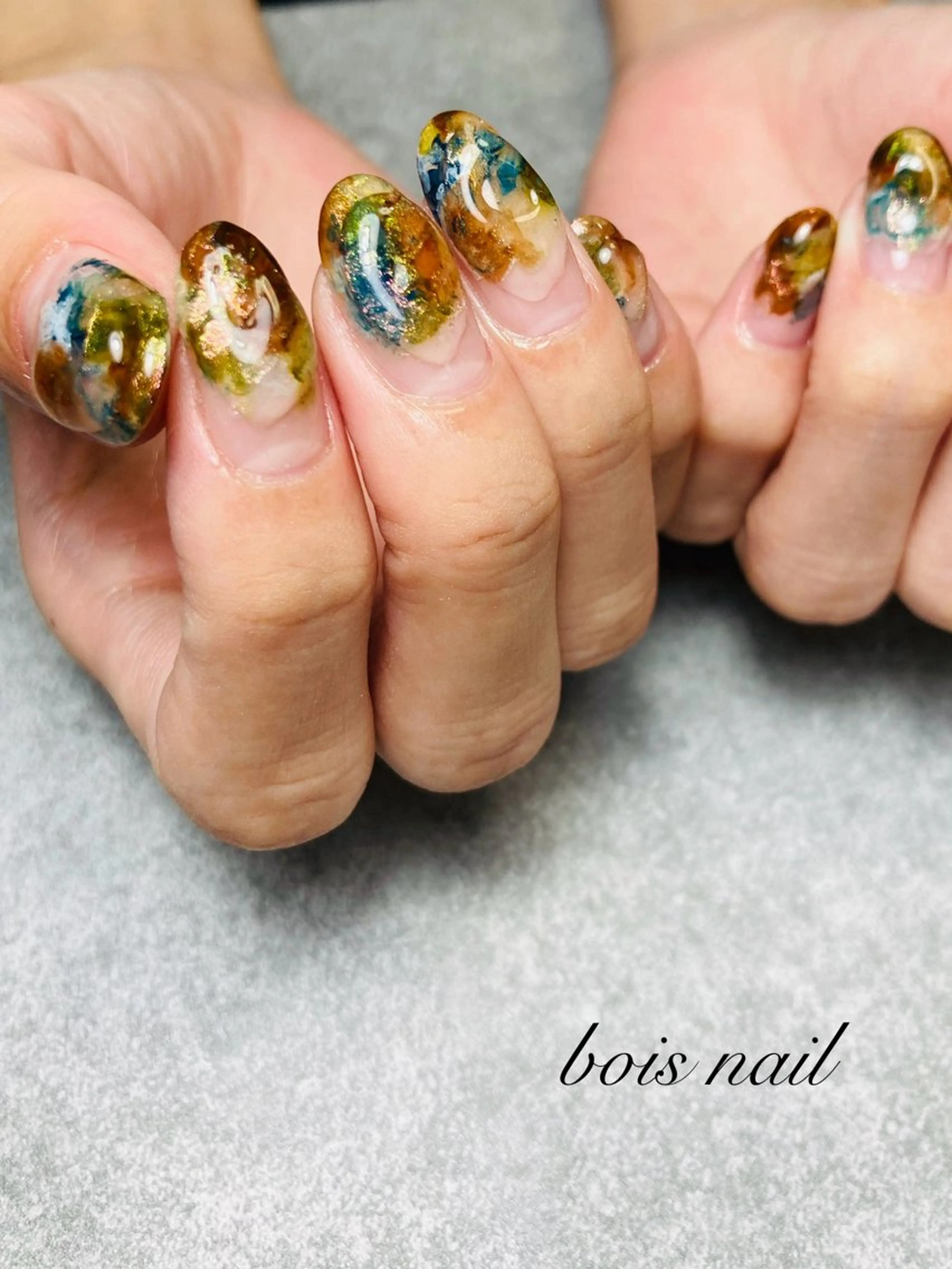 ネイル ハンドネイル bois nail ボワネイル北巽のネイルデザイン