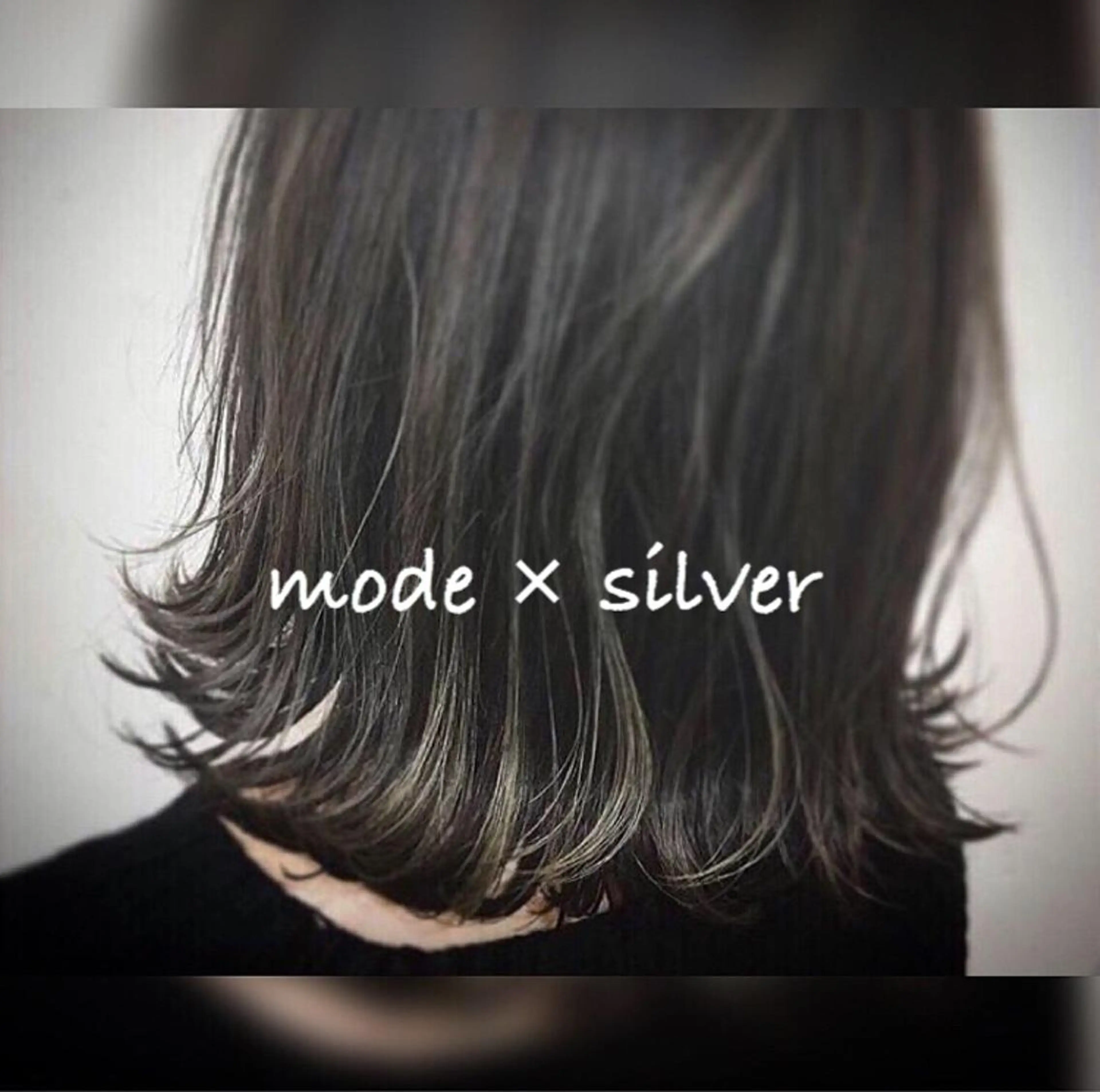 ミディアム カラー 切りっぱなしボブ グラデーションカラー ハイライトカラー ボブ ハイライト 【浜松・豊橋】 ニシモトのヘアスタイル