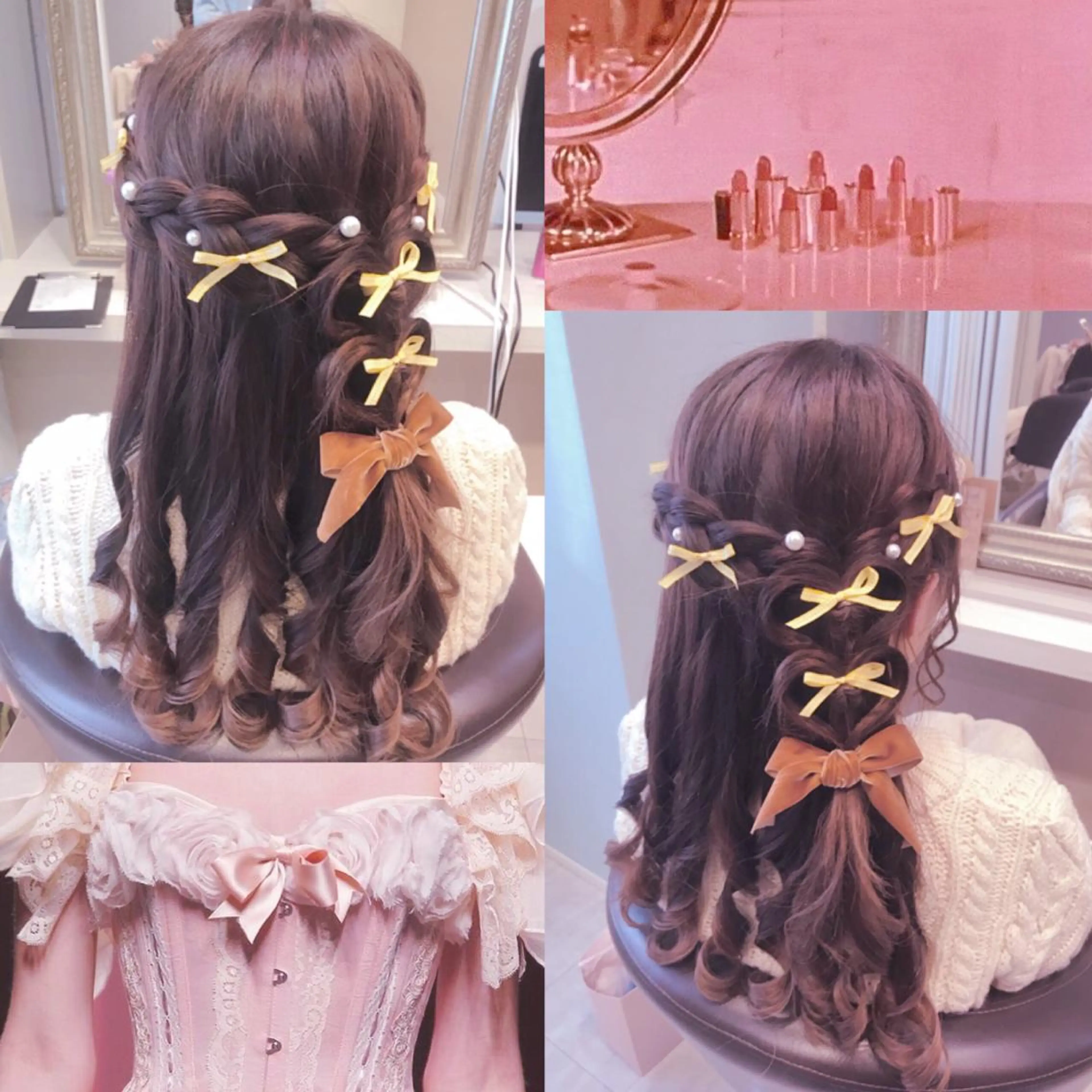 ロング ヘアアレンジ ヘアセット Aries🫧 missa𓂃🤍のヘアスタイル