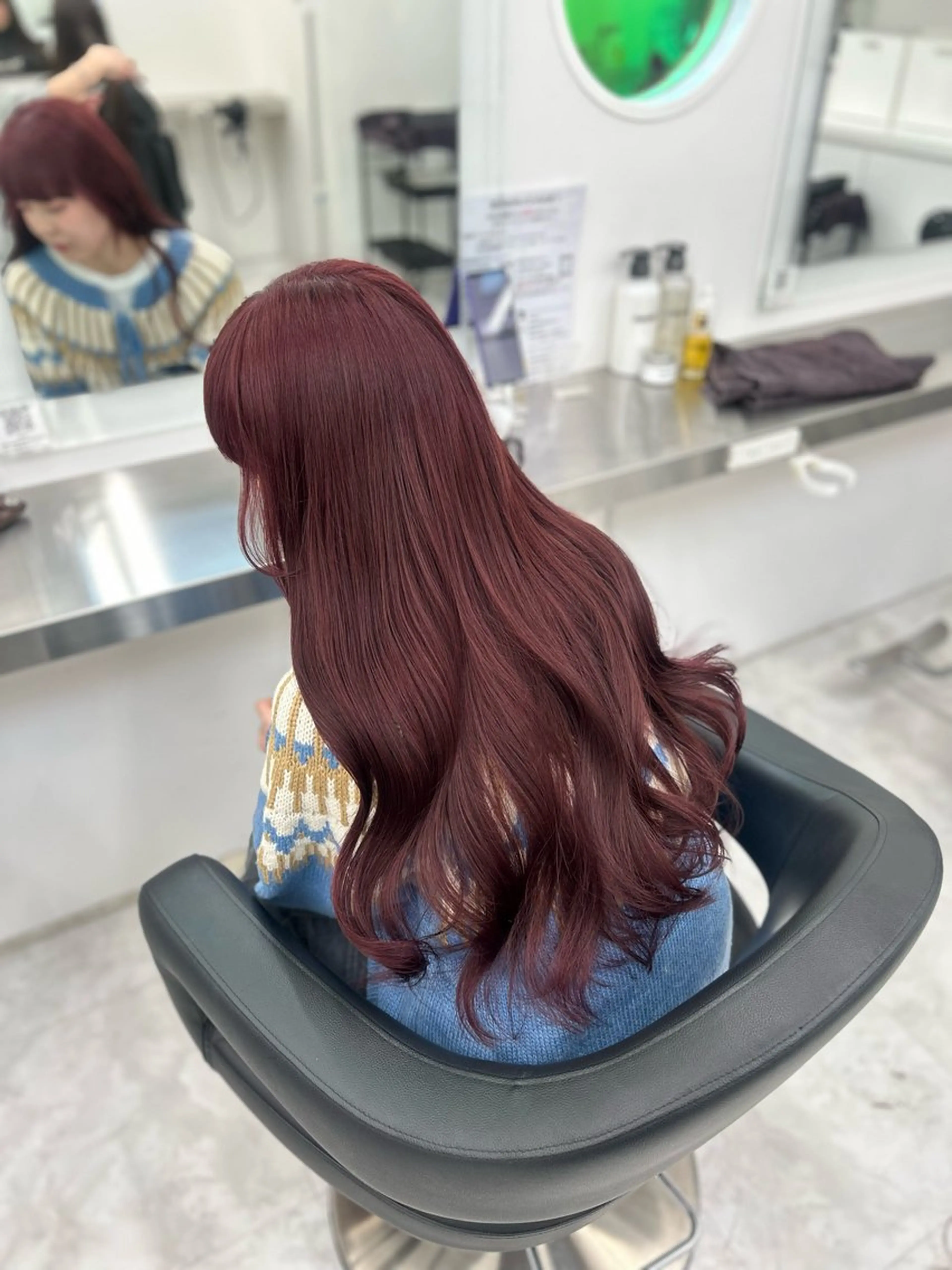 ロング ヘアカラー トリートメント 🥀艶髪/似合わせ 暖色/まな🥀のヘアスタイル