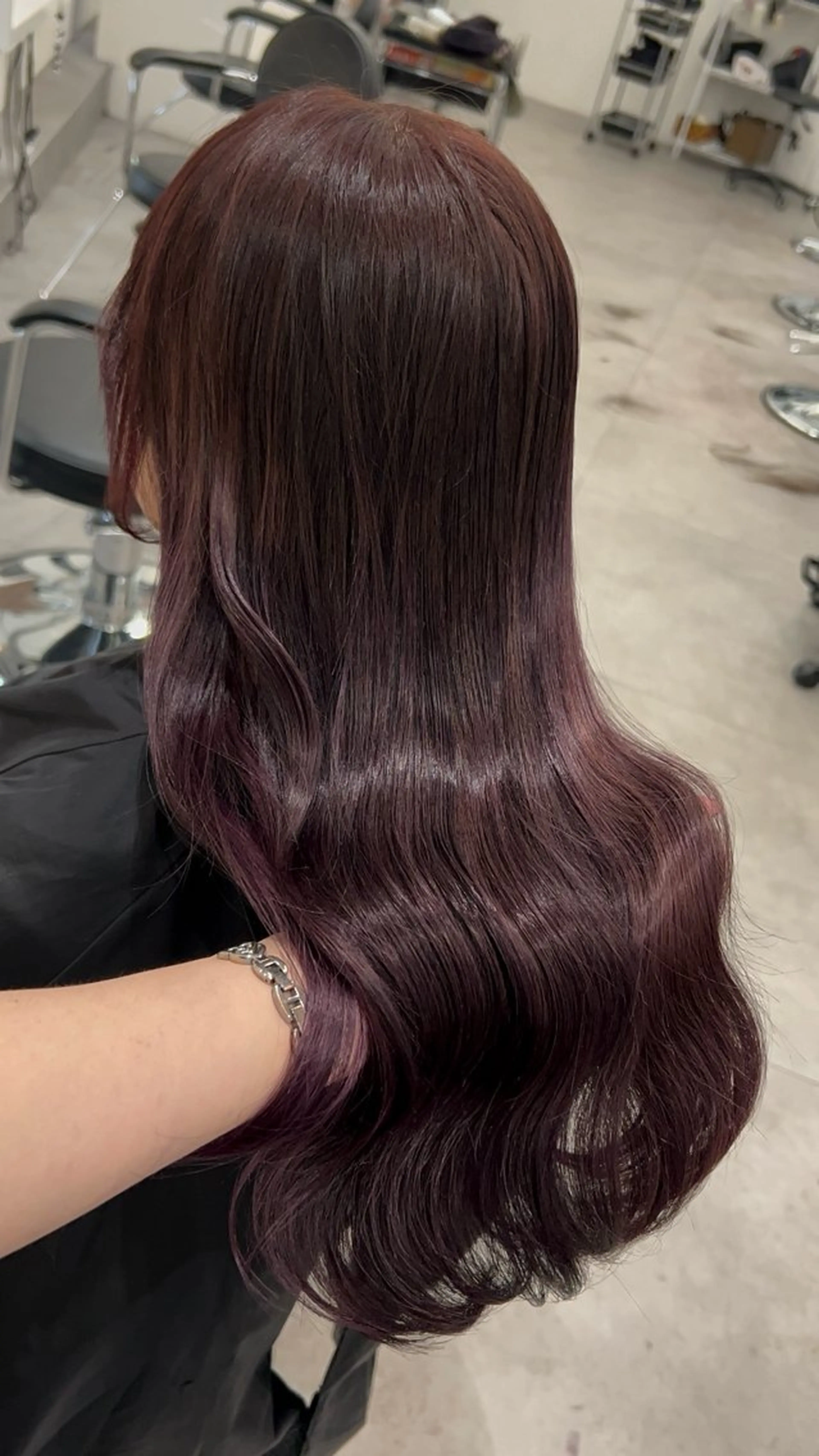 カラー 暖色/艶カラー/ エクステ/ユリヤのヘアスタイル