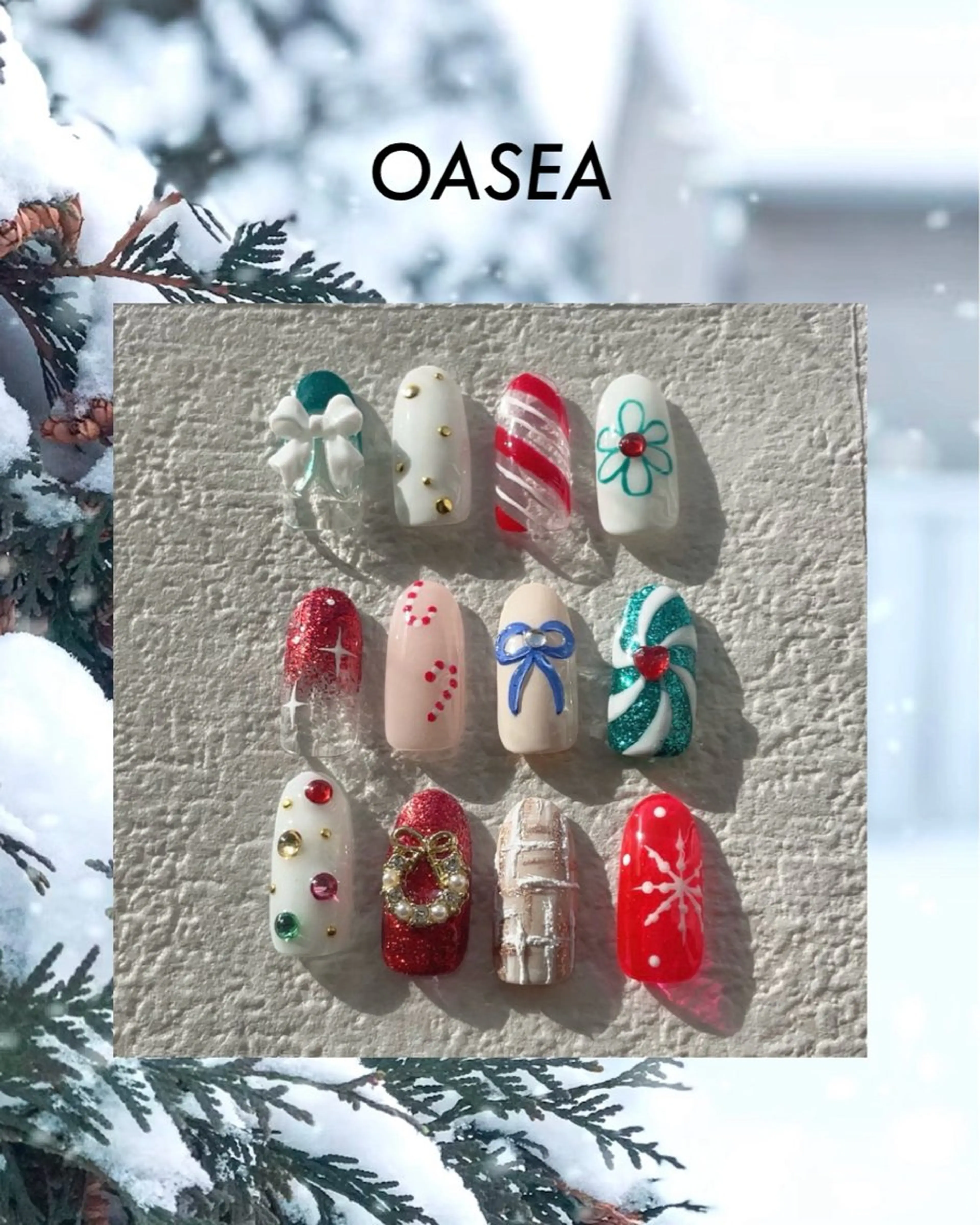 限定❤️初回オフ無料✨ワンカラーアート2本付🎄🎅🏽❤️(パラジェルに変更＋500回円)リピーター6500円の写真