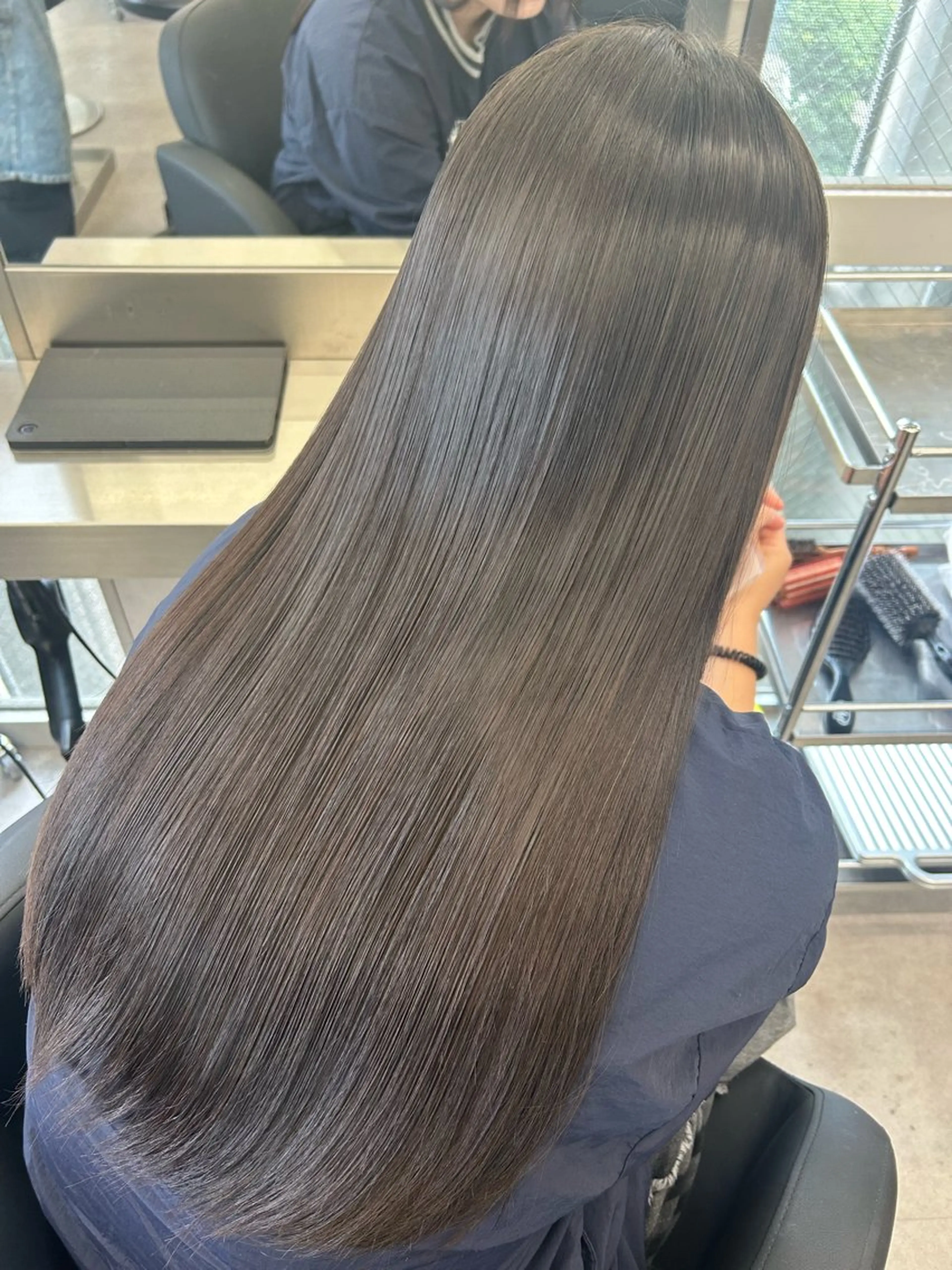 ロング カット ヘアカラー トリートメント シールエクステ/ 美髪カラー/茉央のヘアスタイル