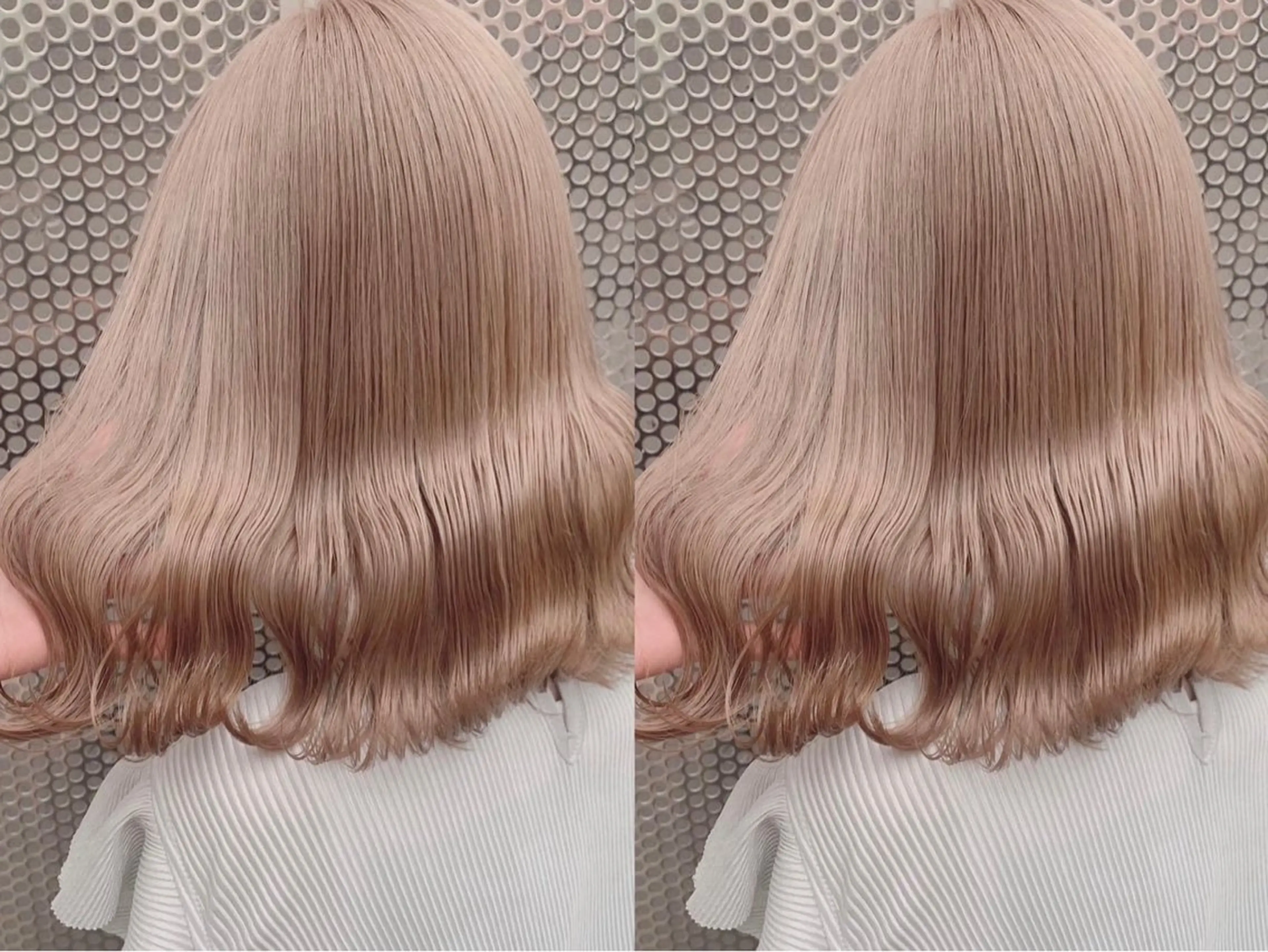 セミロング ヘアカラー トリートメント ヘアセット PELE SAKAE Kei✰︎⋆꙳のヘアスタイル