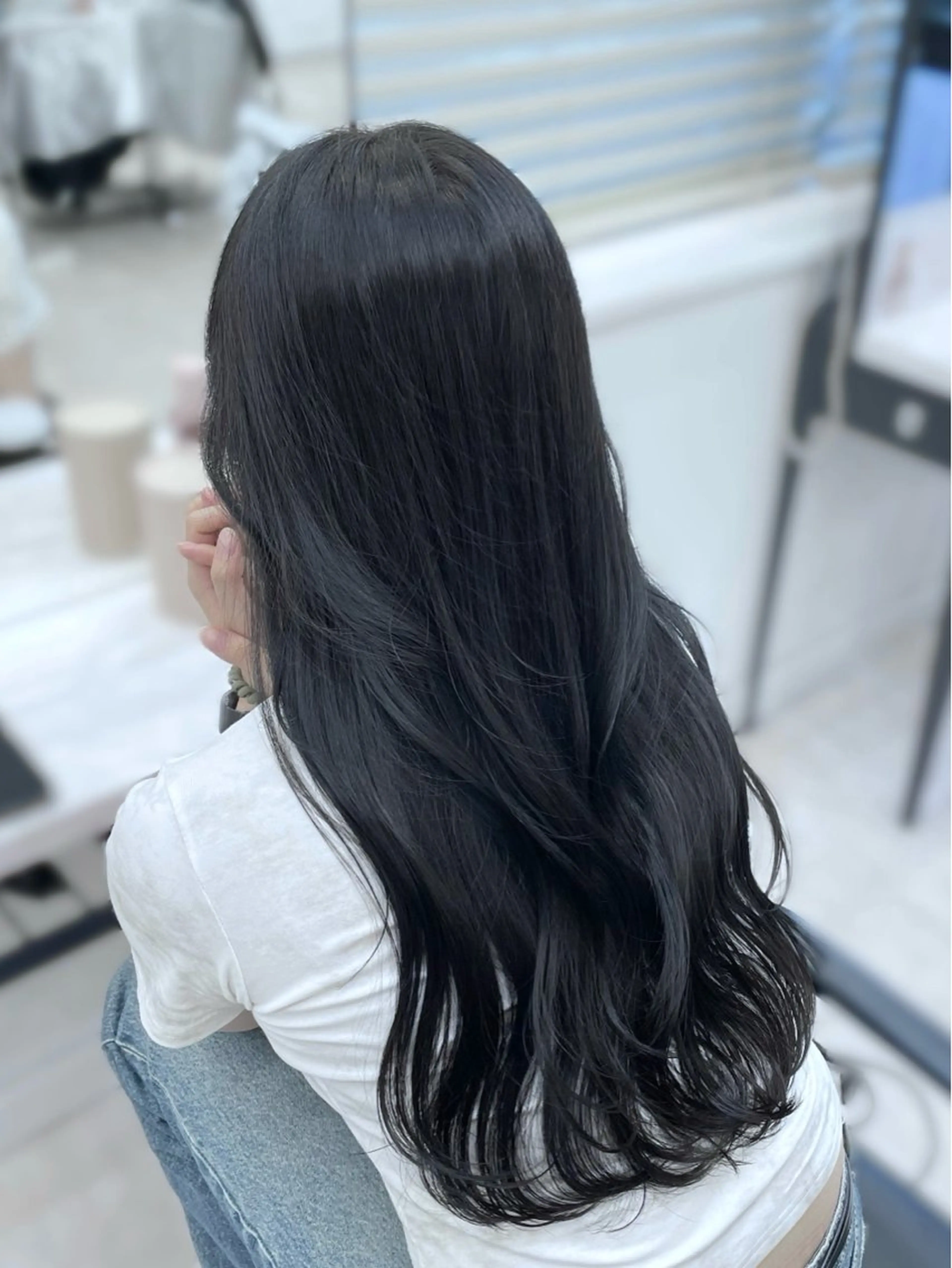 ロング カラー ヘアアレンジ 透明感カラー 韓国ガーリーヘア🎀 Sayaka🤍のヘアスタイル