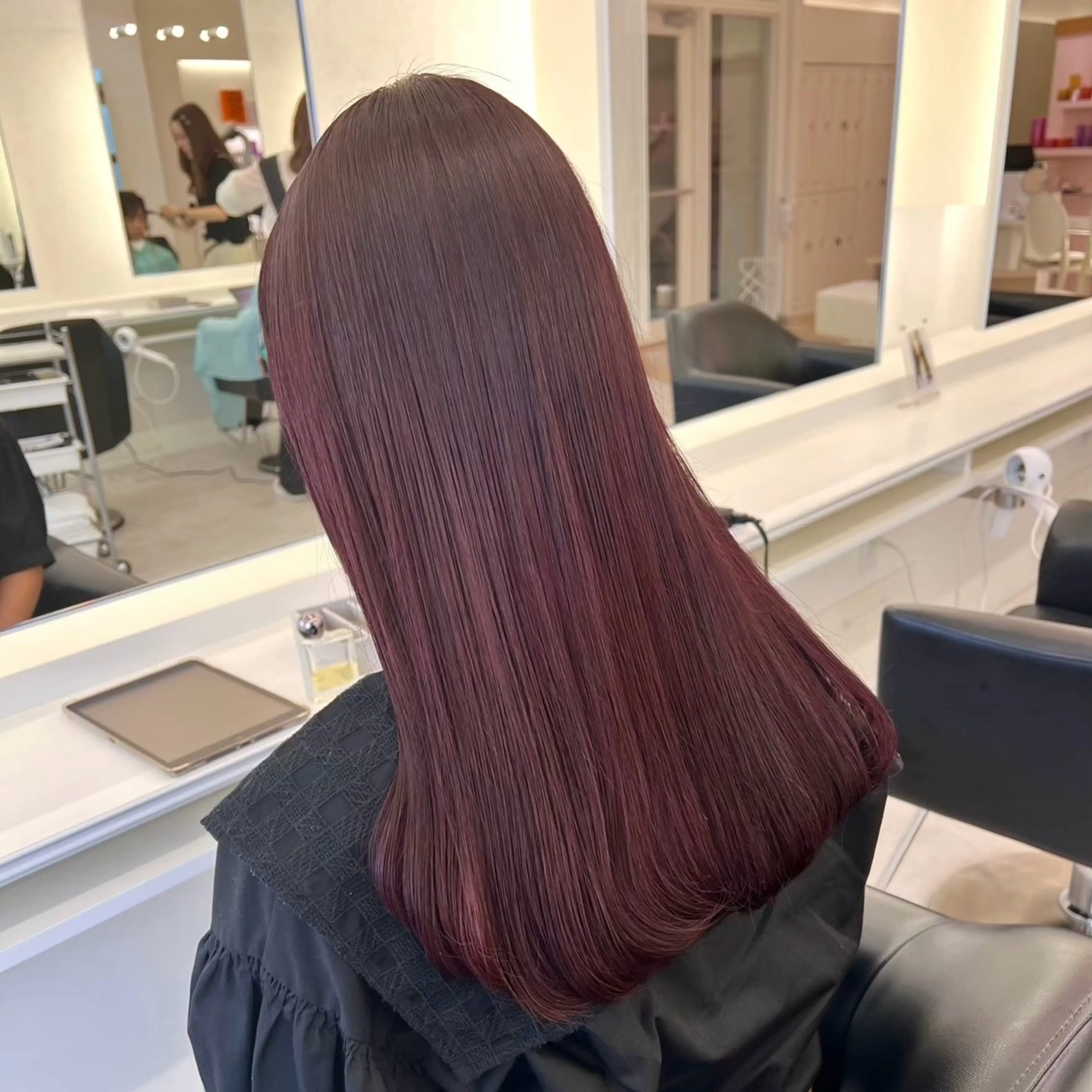 セミロング カラー ParveMix 🩶🫧入江 香名のヘアスタイル