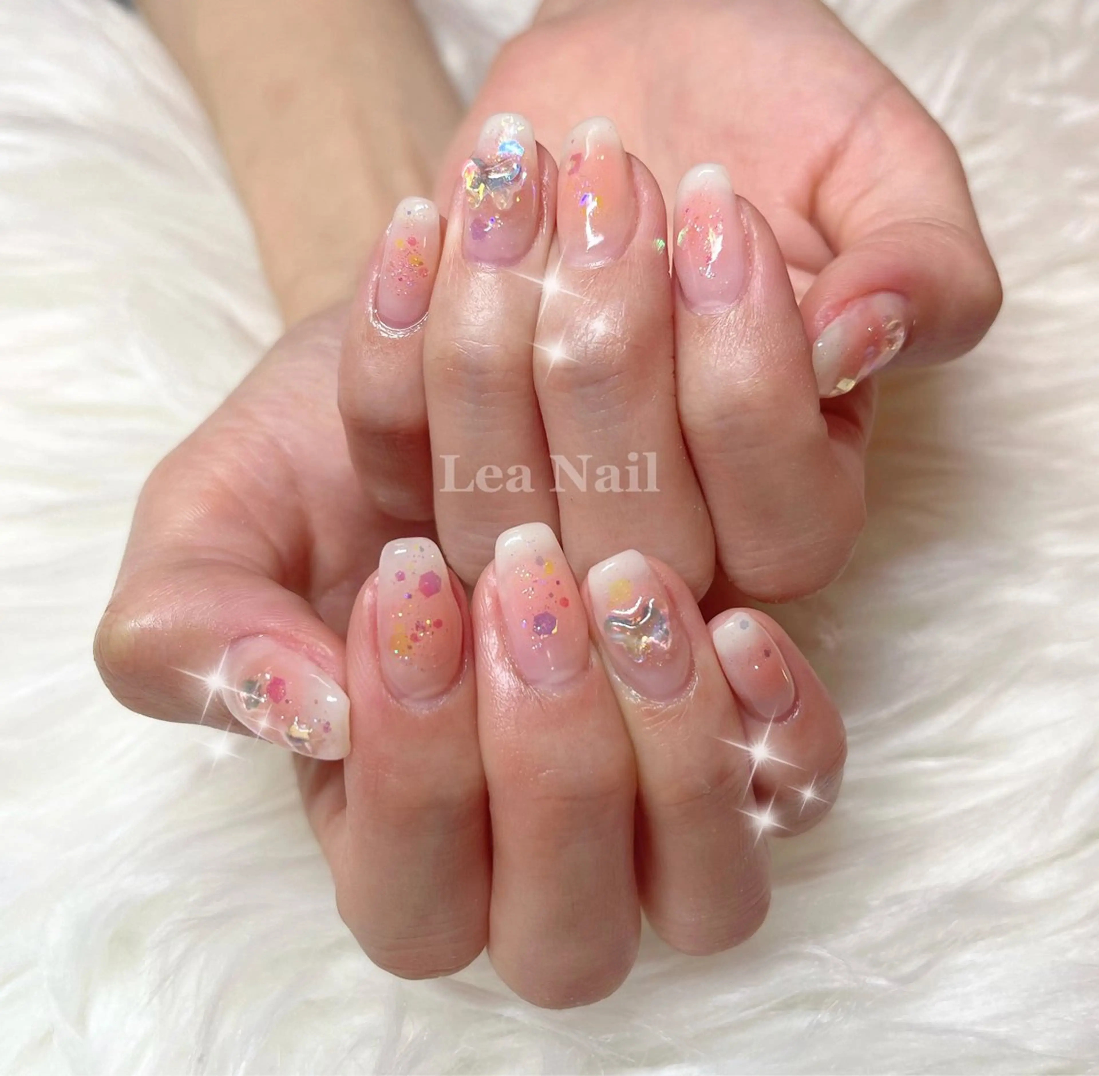 ネイル チークネイル ハンドネイル Lea Nailのネイルデザイン