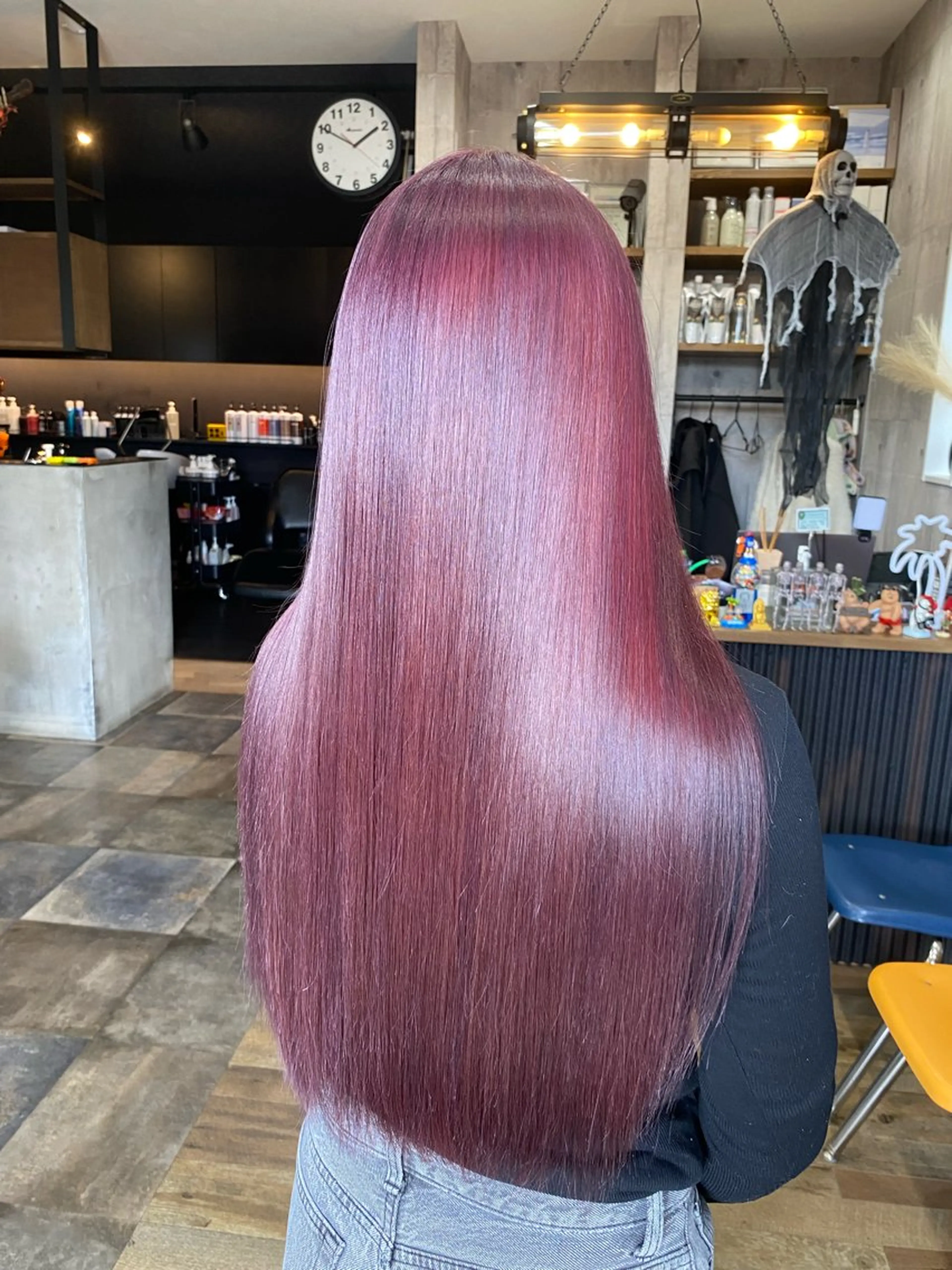 ロング ヘアカラー haku hair salon所属・わたぬき りるのヘアスタイル