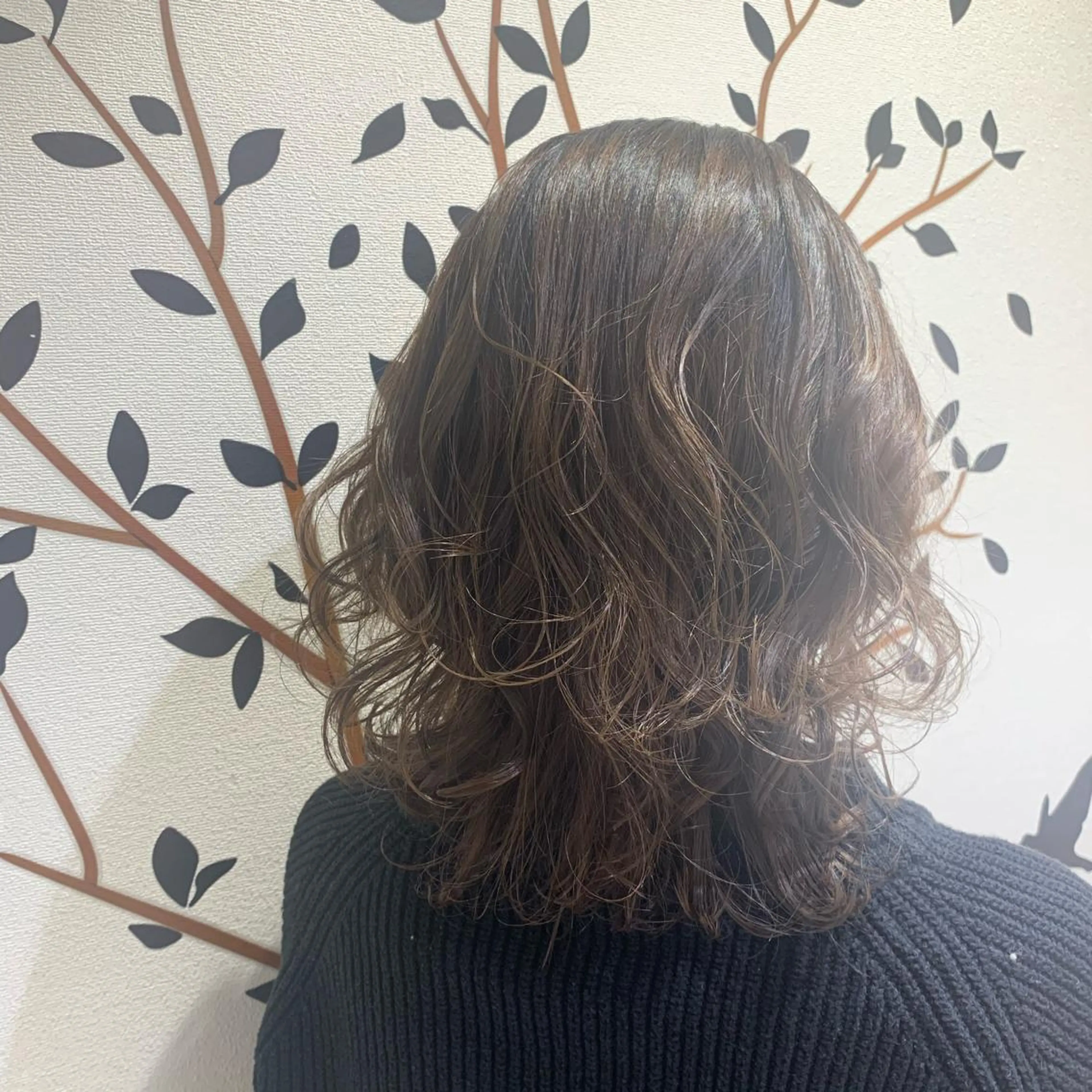 セミロング カラー ブラウンカラー ナチュラルブラウン Dears 香芝店所属・関 優希のヘアスタイル