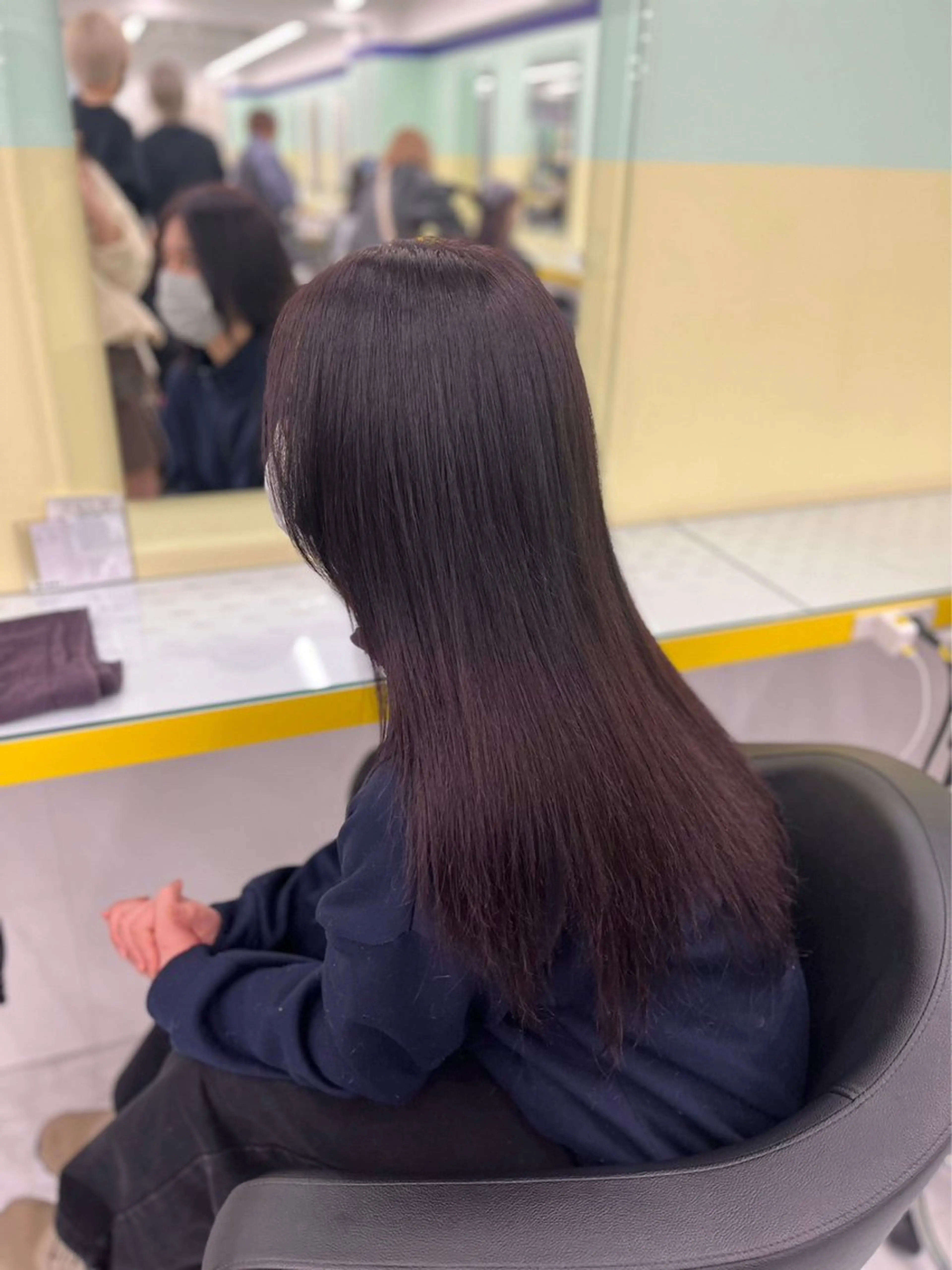 ロング カラー ブリーチ ブラウンカラー ブリーチなしカラー ピンクカラー ピンクブラウン 💖トレンド秋冬 カラー💖FUTAのヘアスタイル