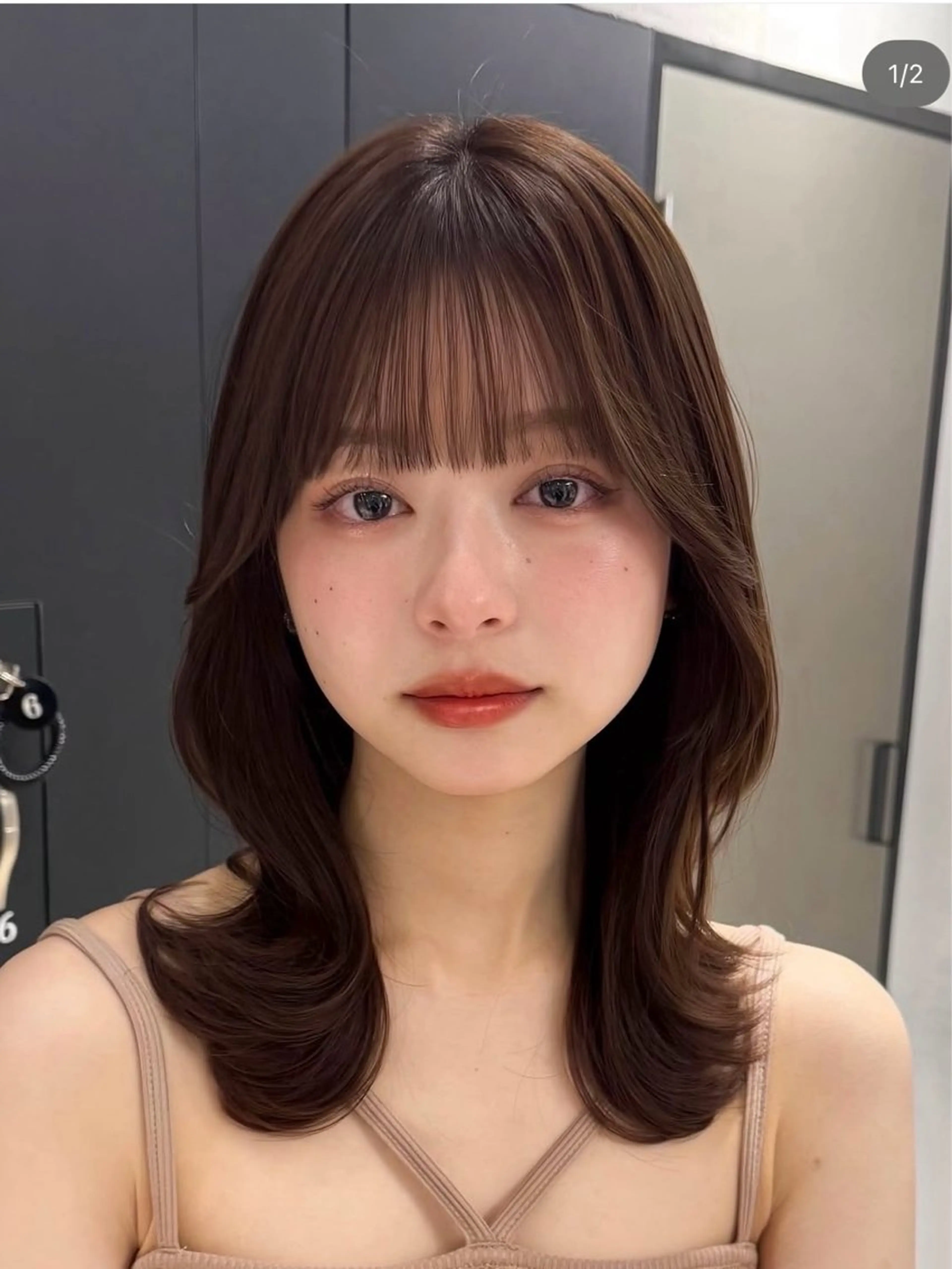 ミディアム Aura所属・丸山 心 / 艶カラーのヘアスタイル