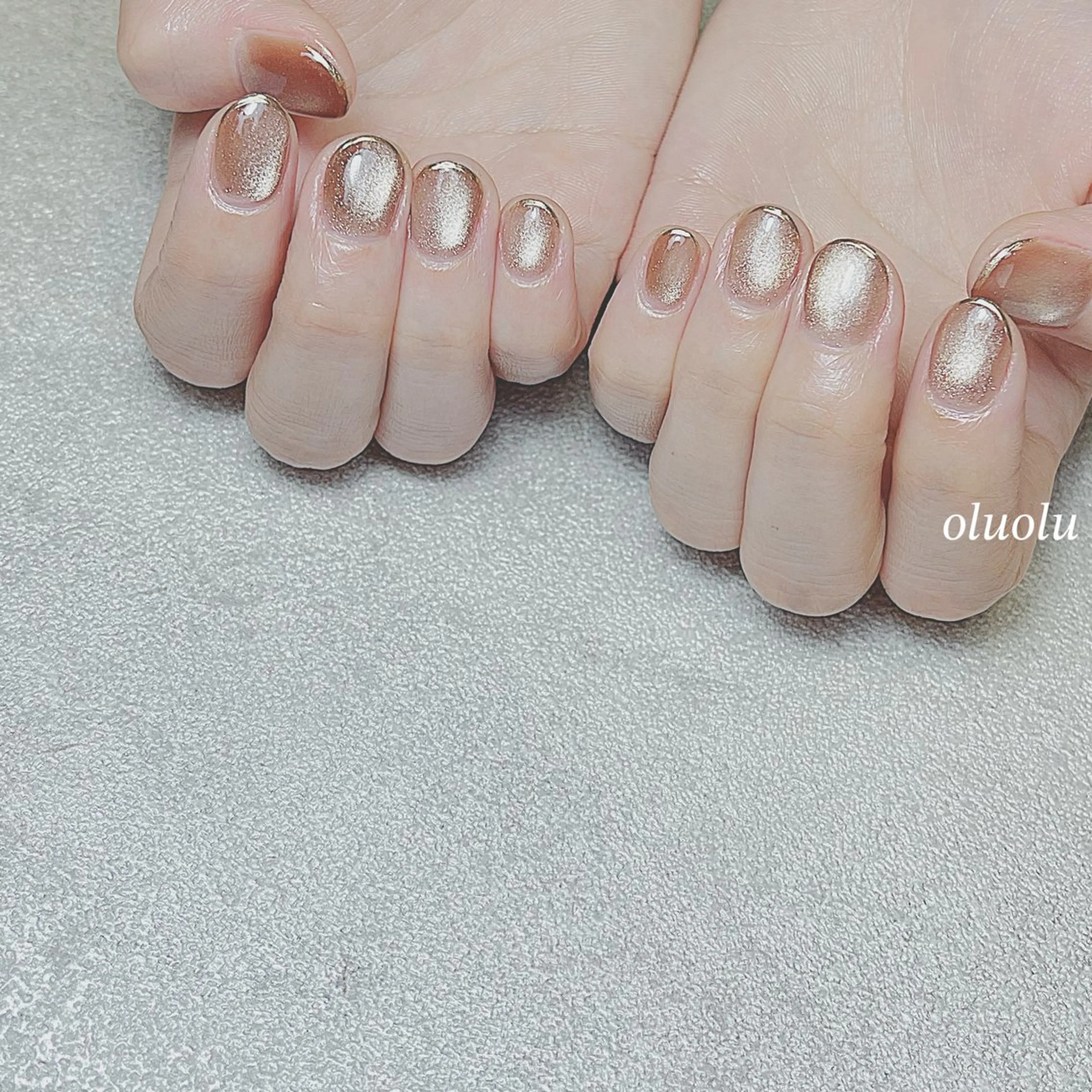 ネイル アートネイル フットネイル マグネットネイル ミラーネイル ニュアンスネイル ハンドネイル 大村 紬華のネイルデザイン