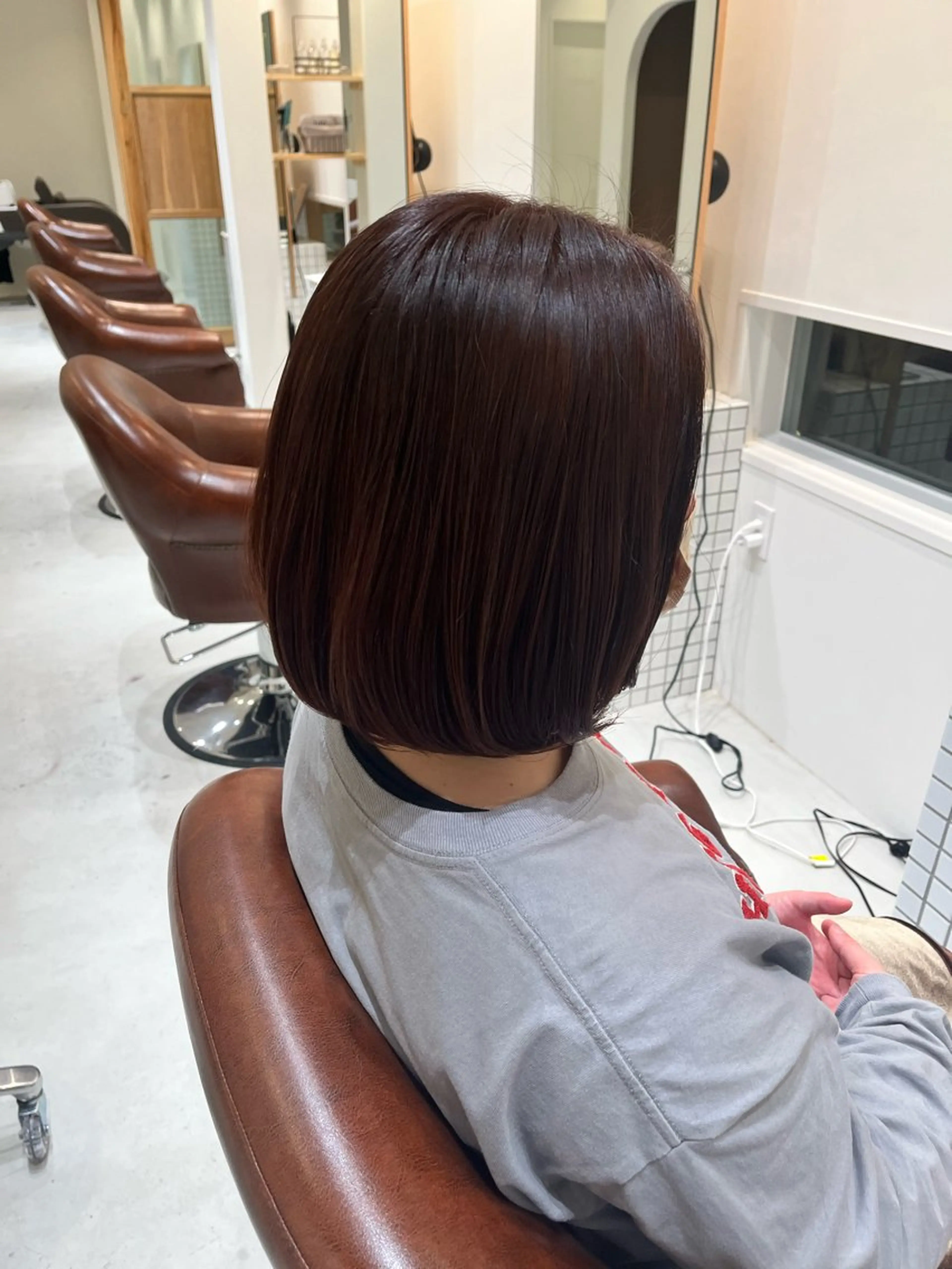 カラー ブラウンカラー 太田 恵美梨のヘアスタイル