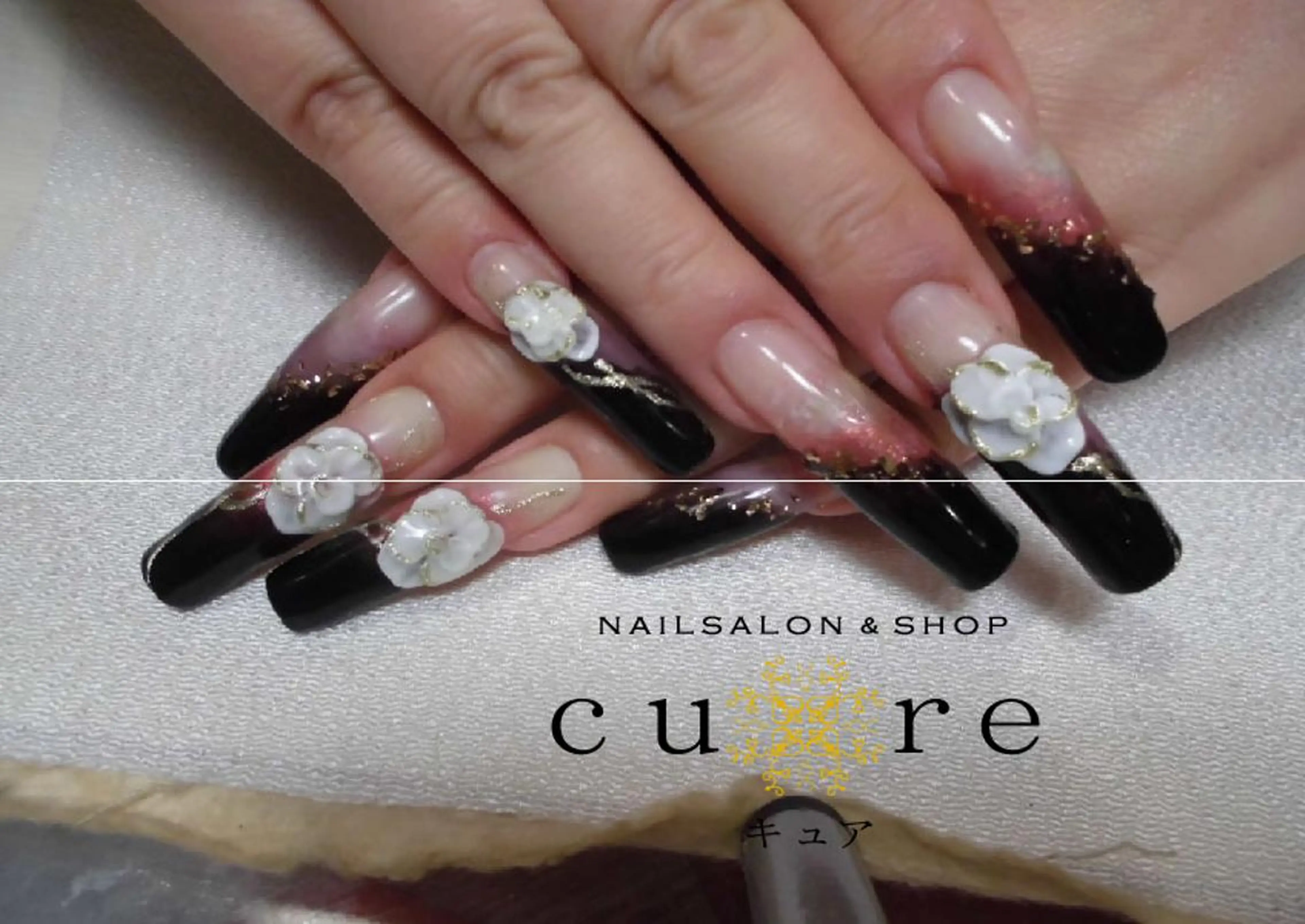 ロング ネイル ネイルサロン Cureのネイルデザイン