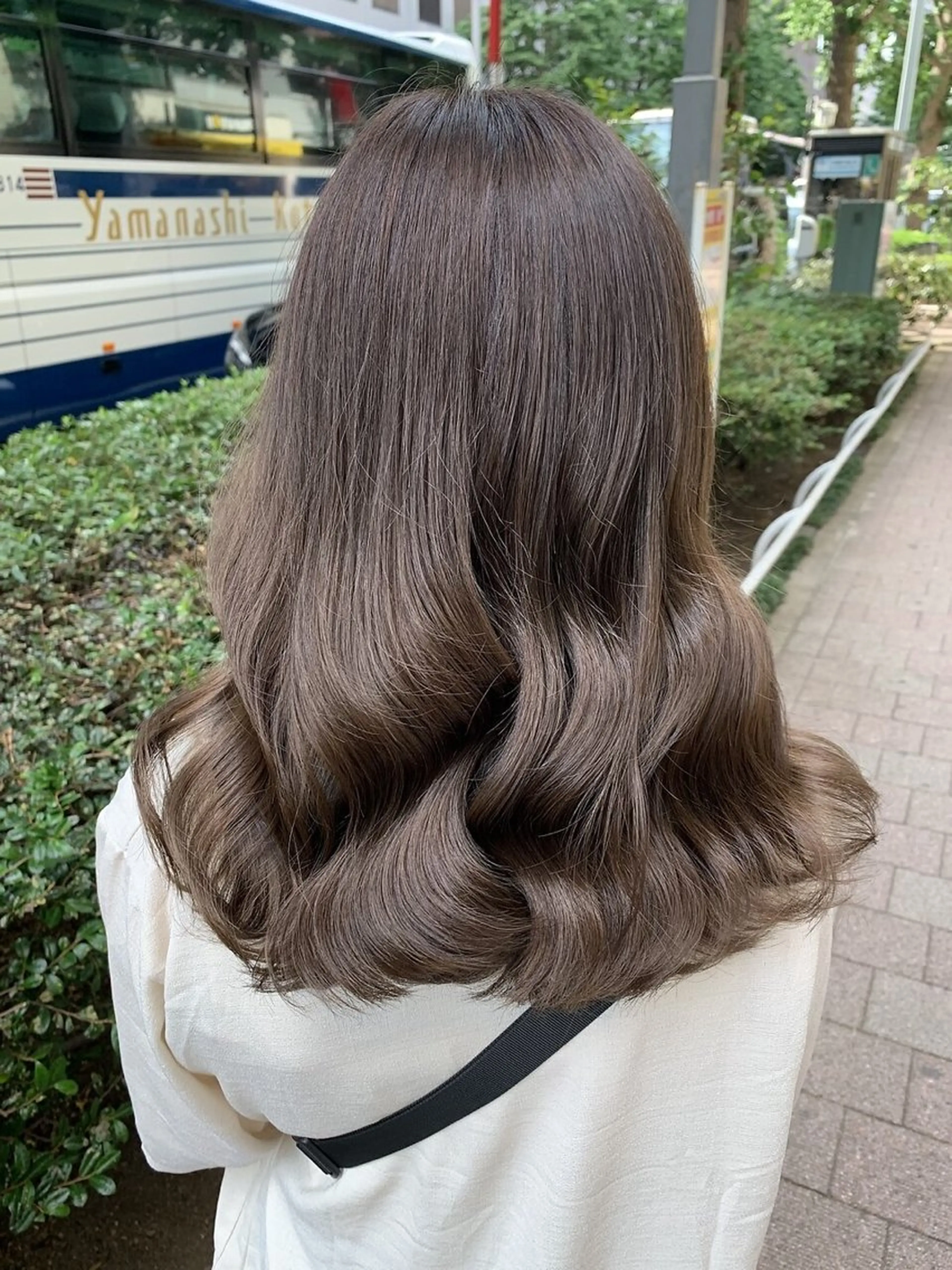 セミロング カラー ハイトーン/ブリーチ 💙みずき💙のヘアスタイル