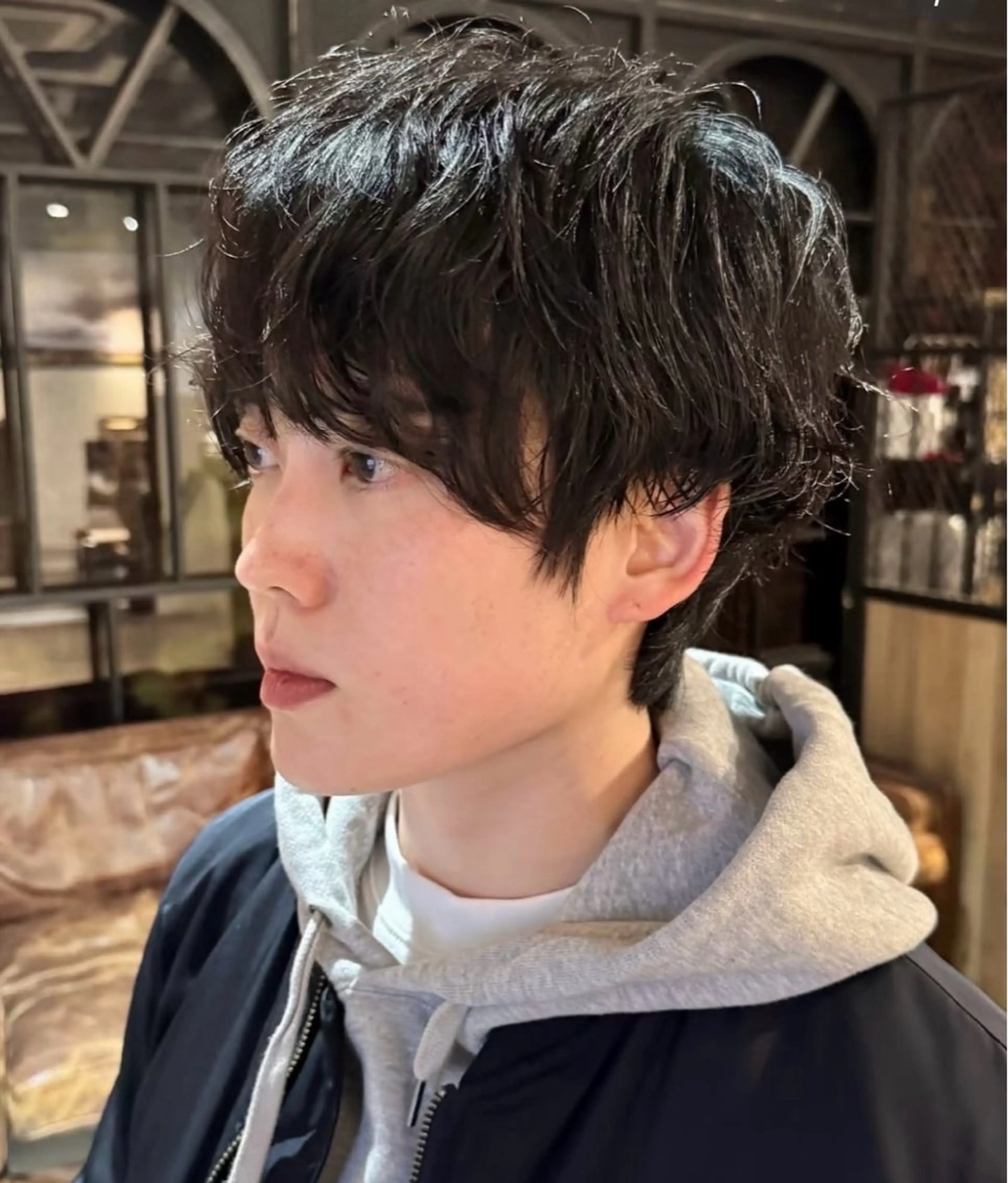 パーマ メンズ 今宫 ななのヘアスタイル