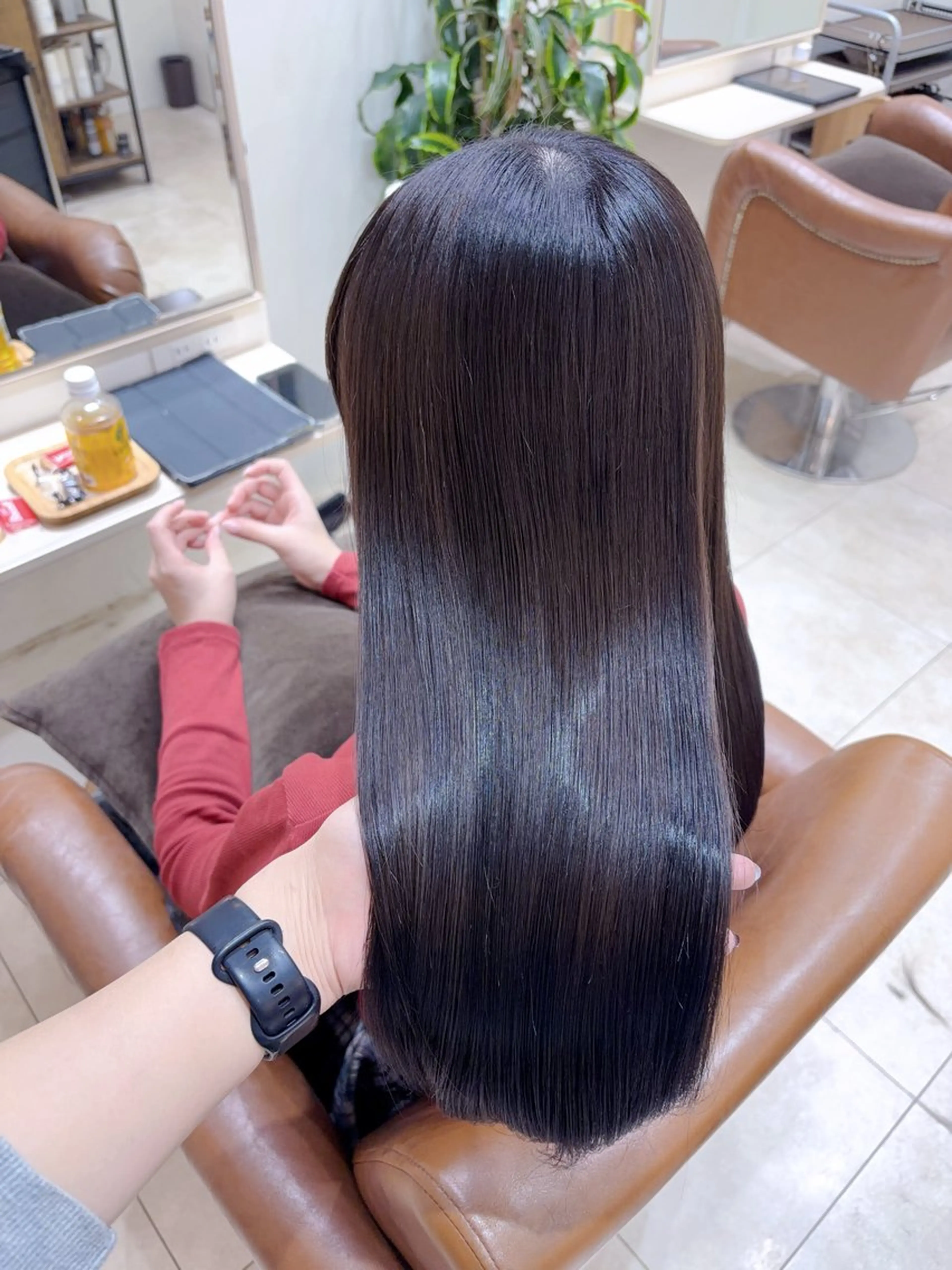 ロング カラー カット ヘアカラー トリートメント 村山 茉衣のヘアスタイル