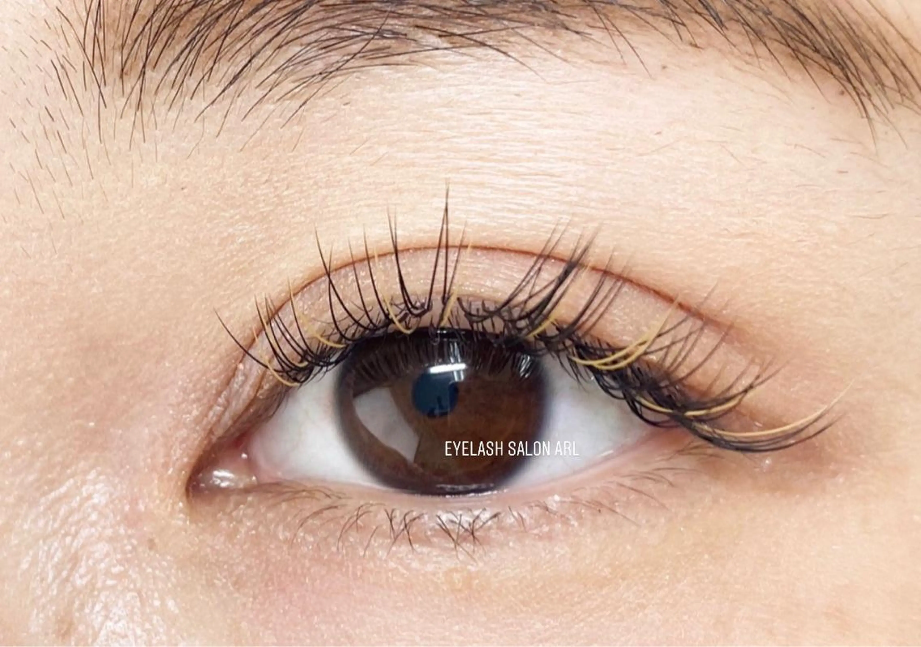 パーマ マツエク・マツパ カラーマツエク フラットラッシュ Eyelash Arlのマツエク・マツパデザイン