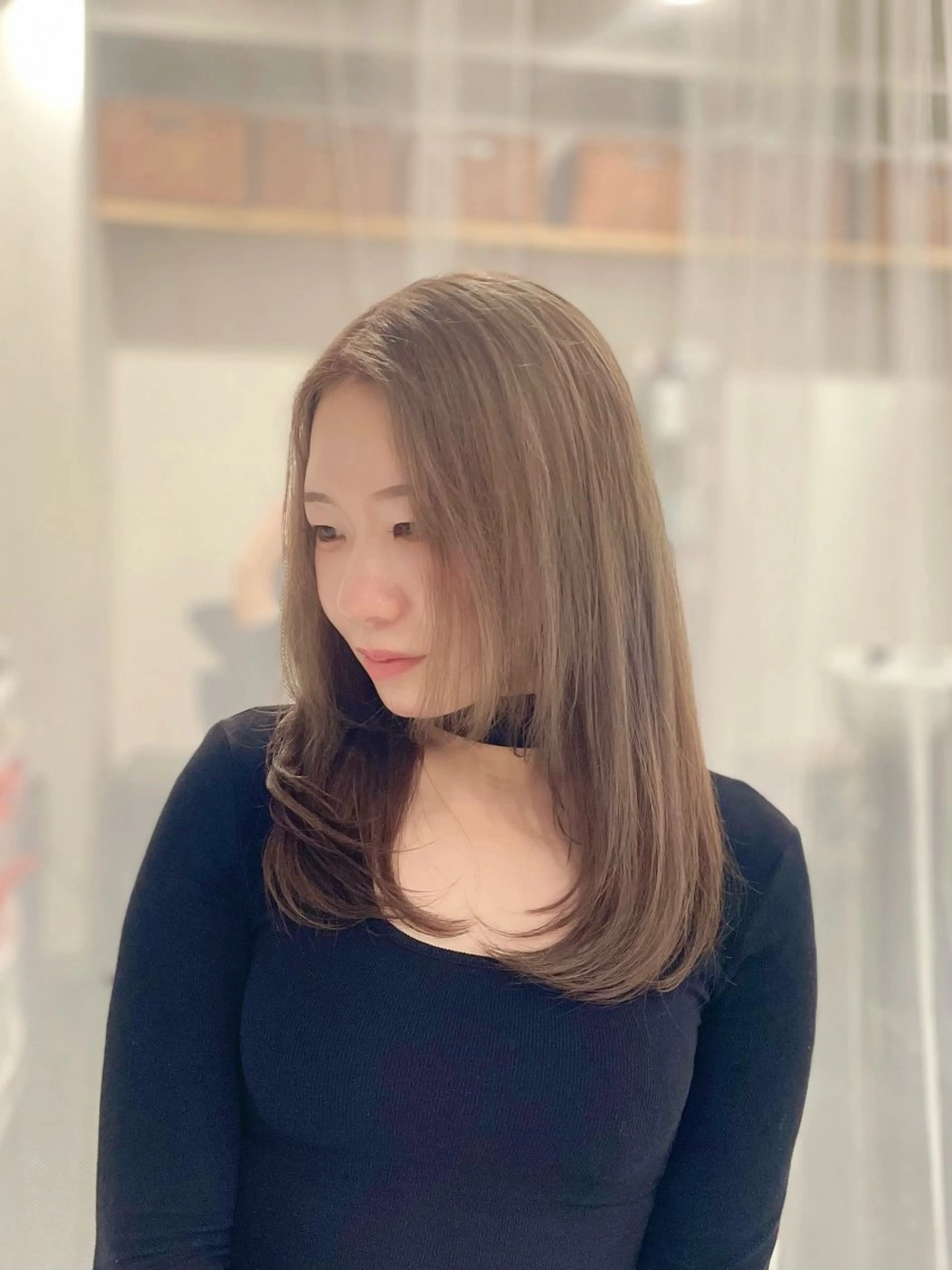 ロング カラー カット ヘアカラー トリートメント GaKu/ハイトーン /ブリーチ/ブロンドのヘアスタイル