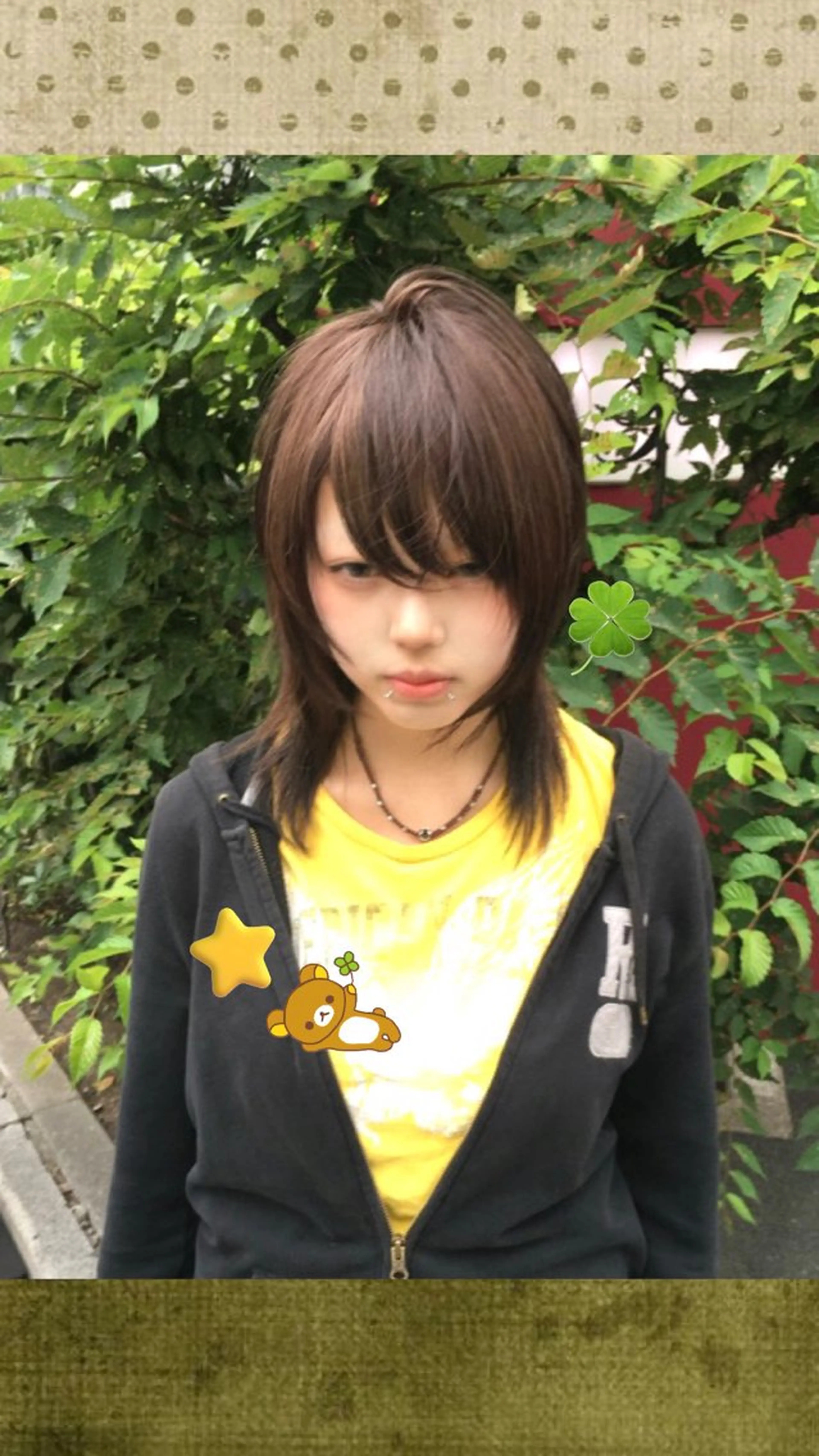 セミロング 縮毛モデル募集🎵 蒼衣のヘアスタイル