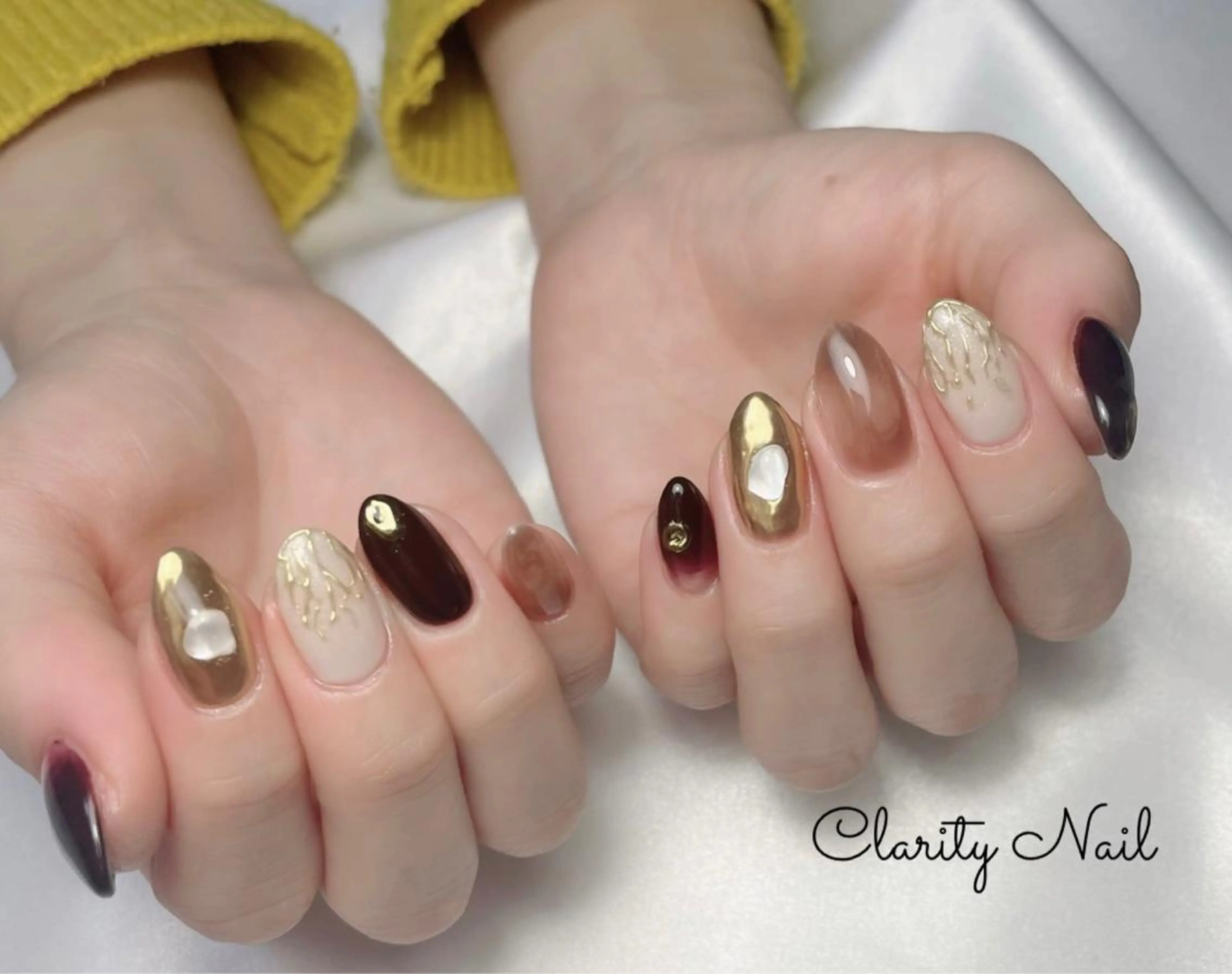 ネイル アートネイル 持ち込み ハンドネイル Clarity Nailのネイルデザイン