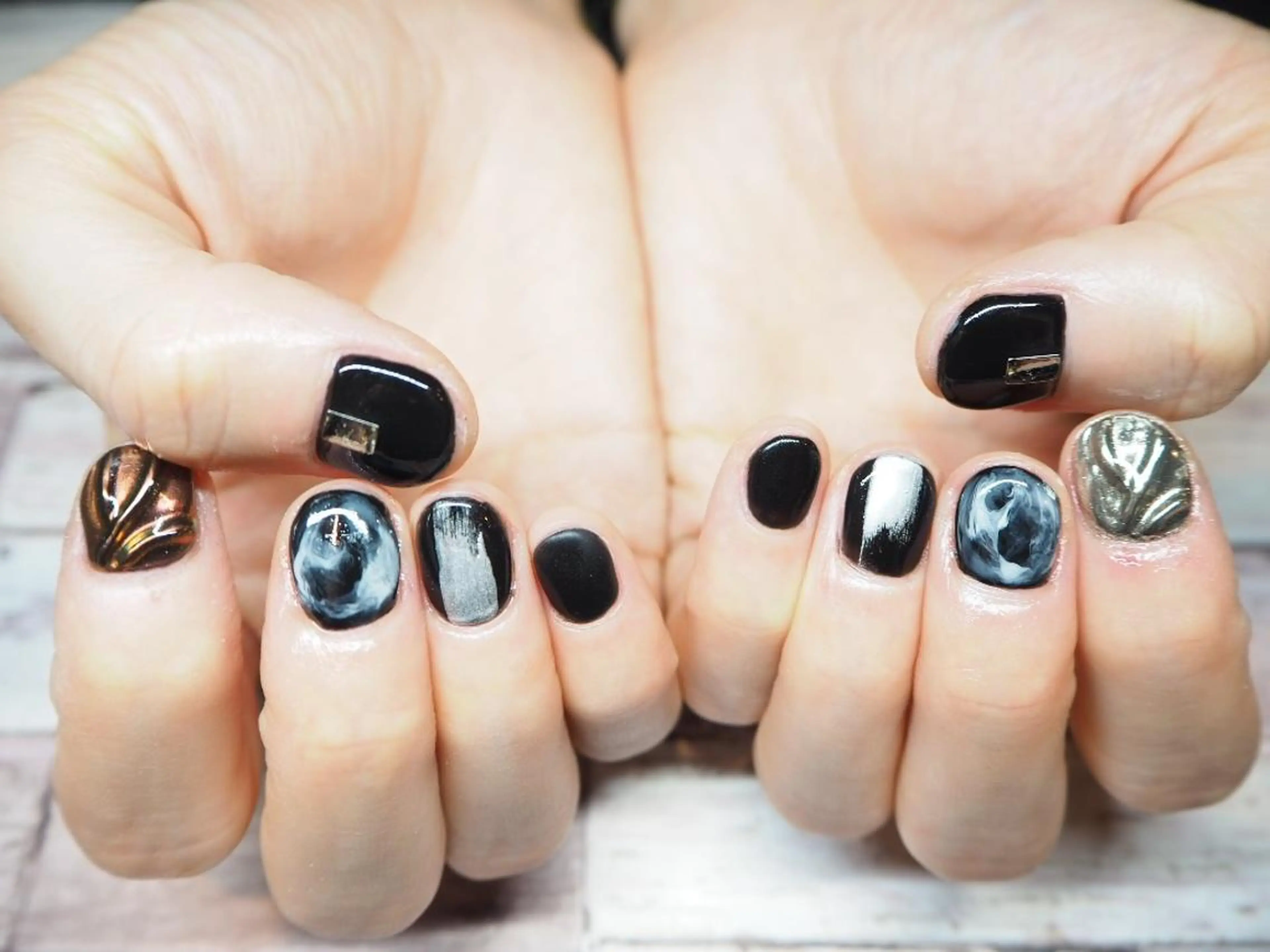 メンズ ネイル メンズネイル ConneQt所属・ETHOSENSE. kimikaのネイルデザイン