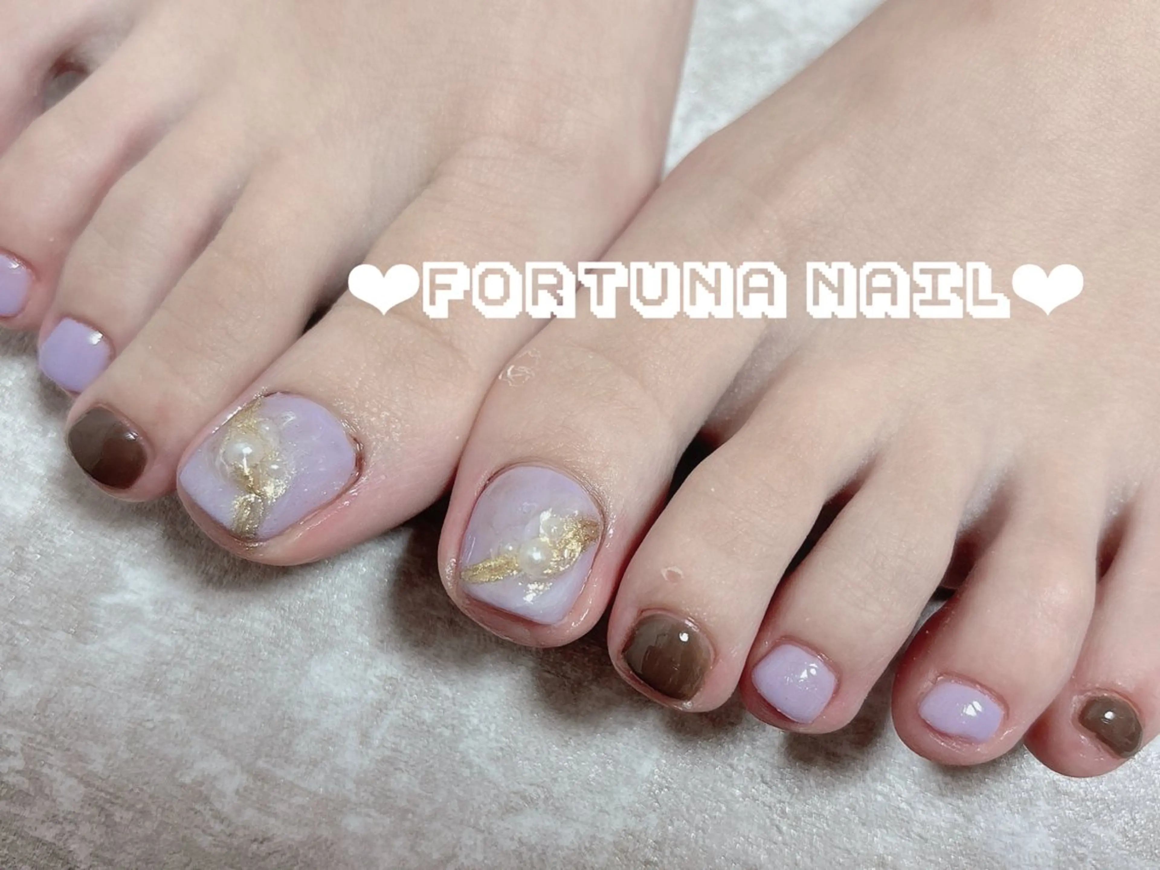 ネイル フットネイル Nail •Head スパFortunaのネイルデザイン