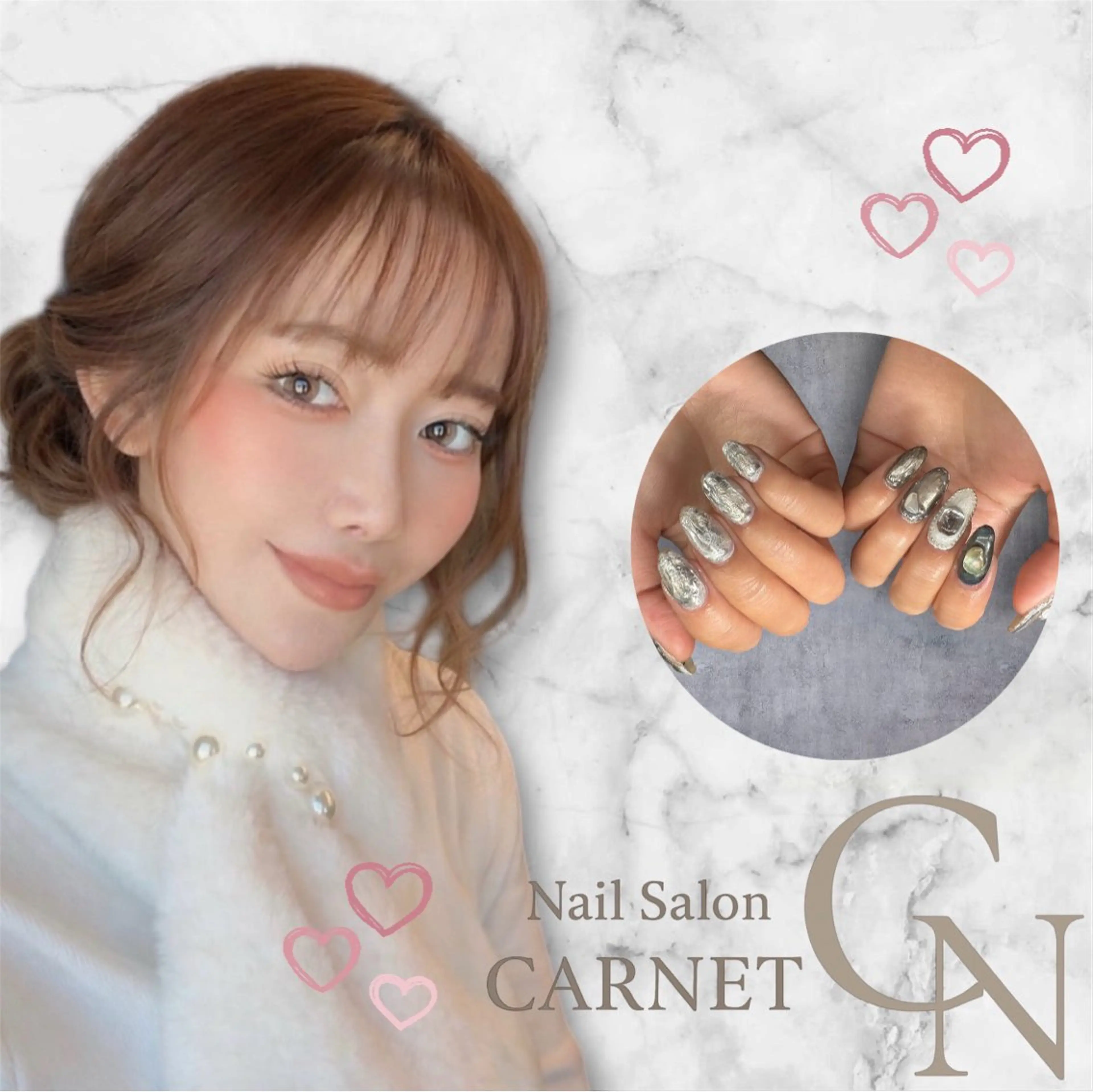 ネイル ネイルサロンCARNET（カルネ）所属・江﨑 智美のネイルデザイン