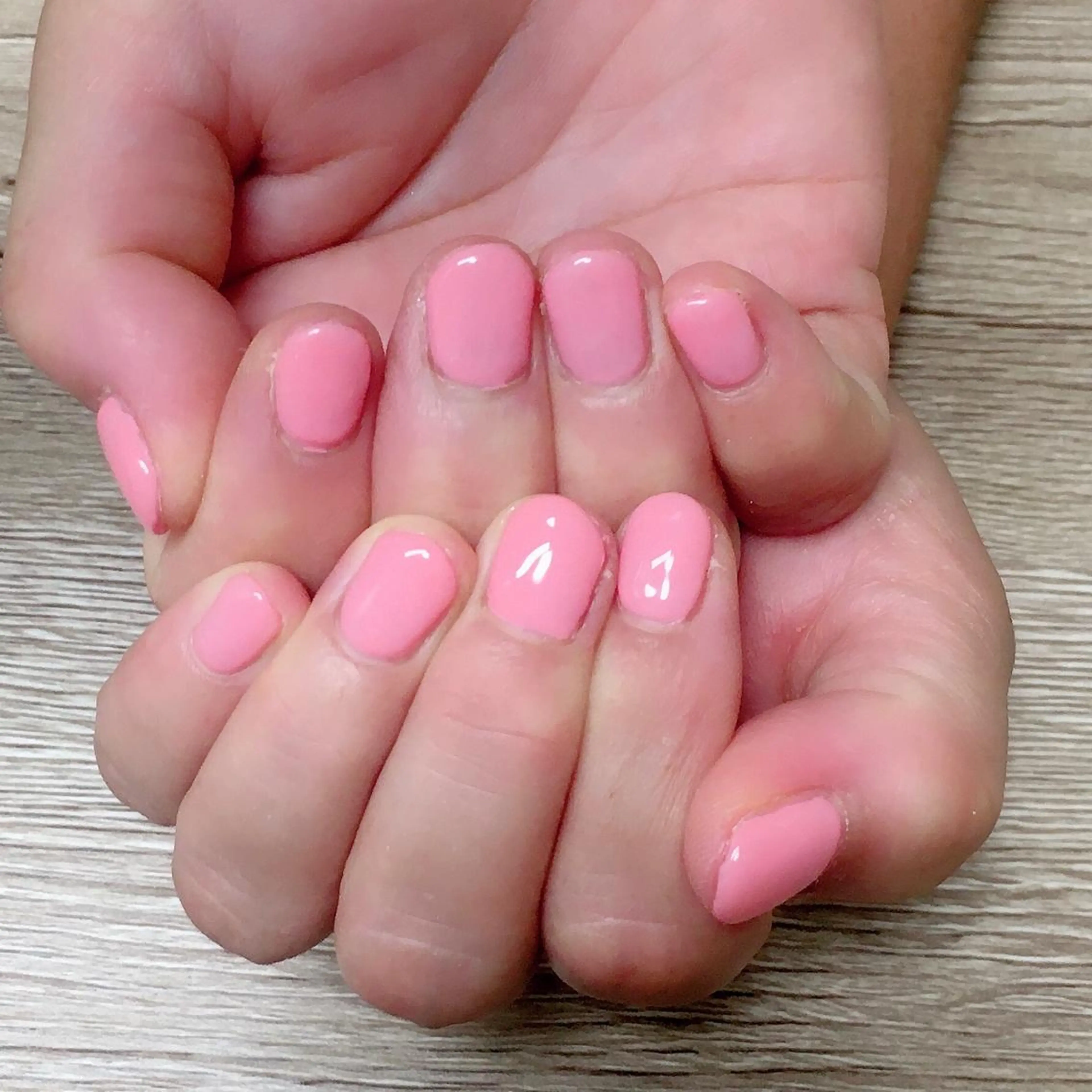 ネイル ワンカラーネイル 自爪育成/深爪矯正 mikiのネイルデザイン