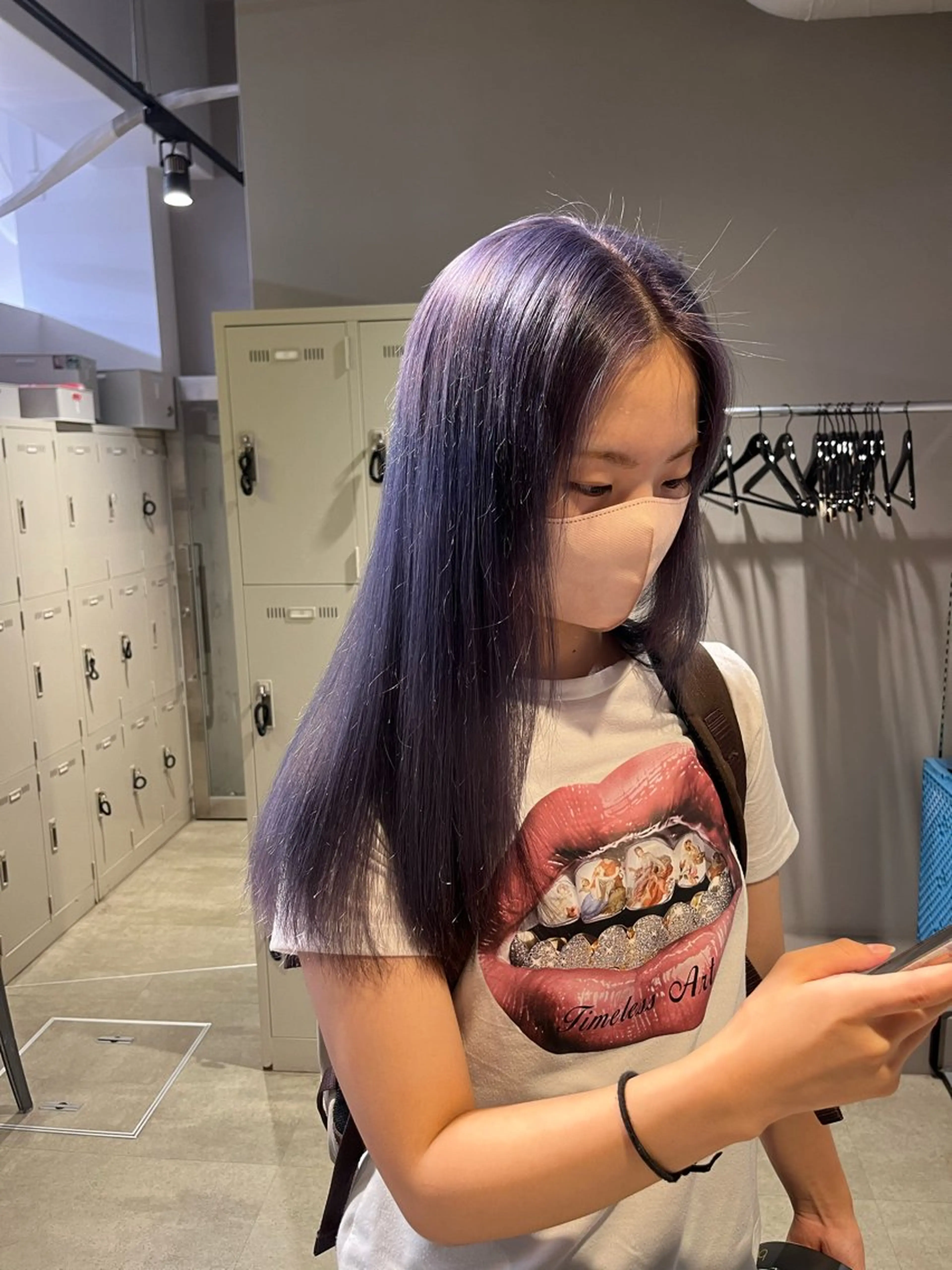 セミロング ヘアカラー トリートメント ヘッドスパ ヘアセット 寒色＆ブリーチ特化 寒色MiOのヘアスタイル