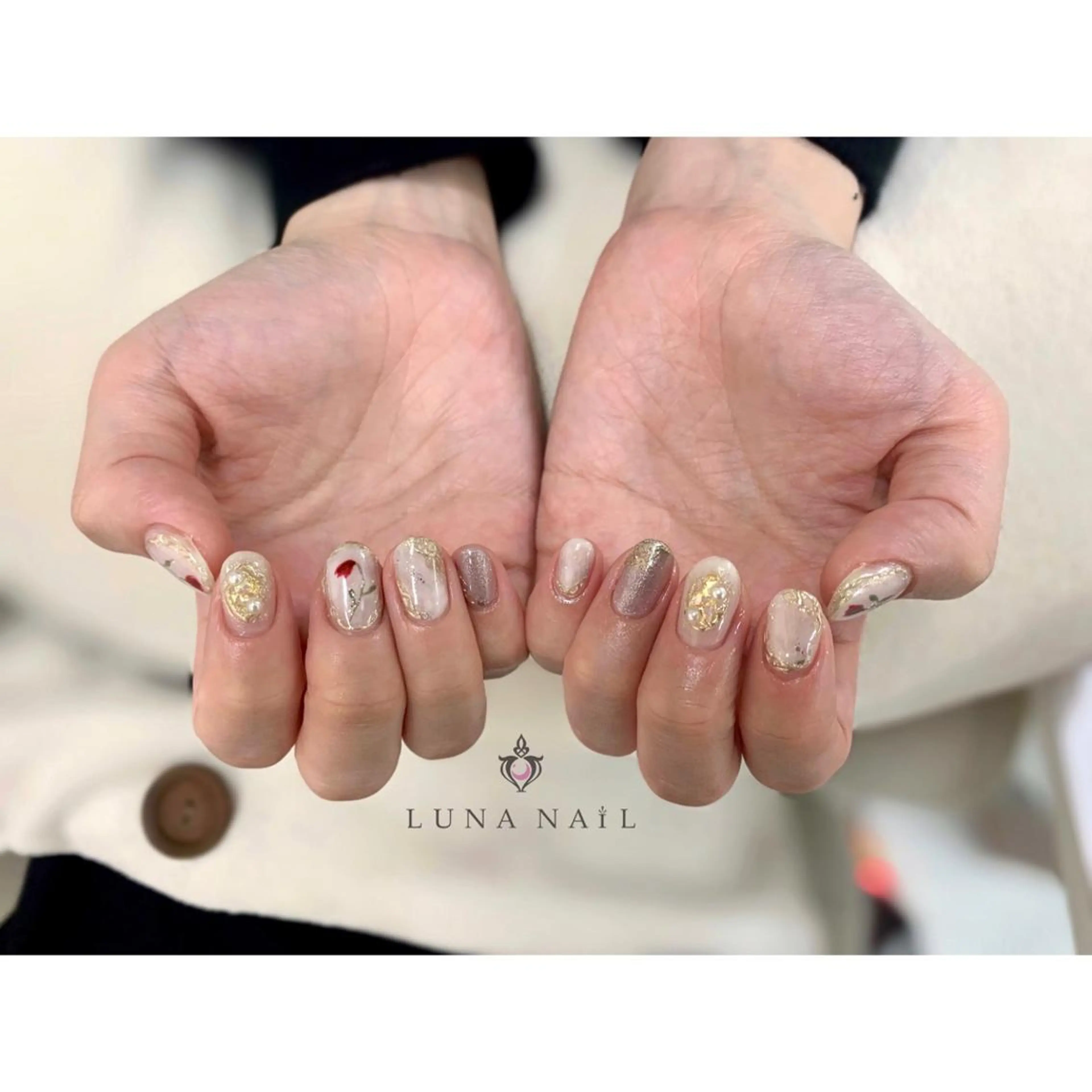 ネイル ハンドネイル アトリエ　ミモザ所属・いまむら あかりのネイルデザイン