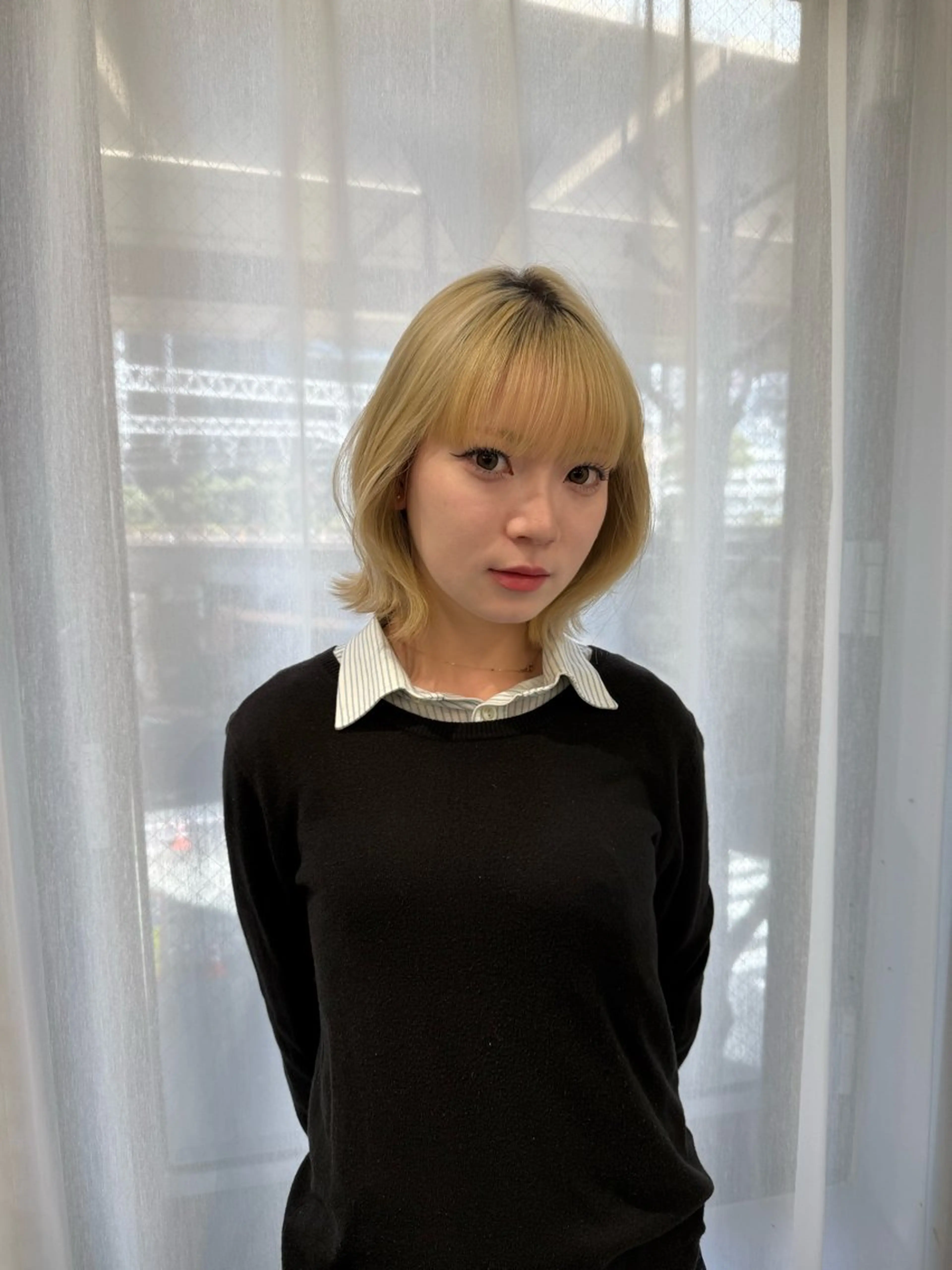 ミディアム hair make　chou-chou所属・🩶ベージュ🩶/ カラー/RIOのヘアスタイル