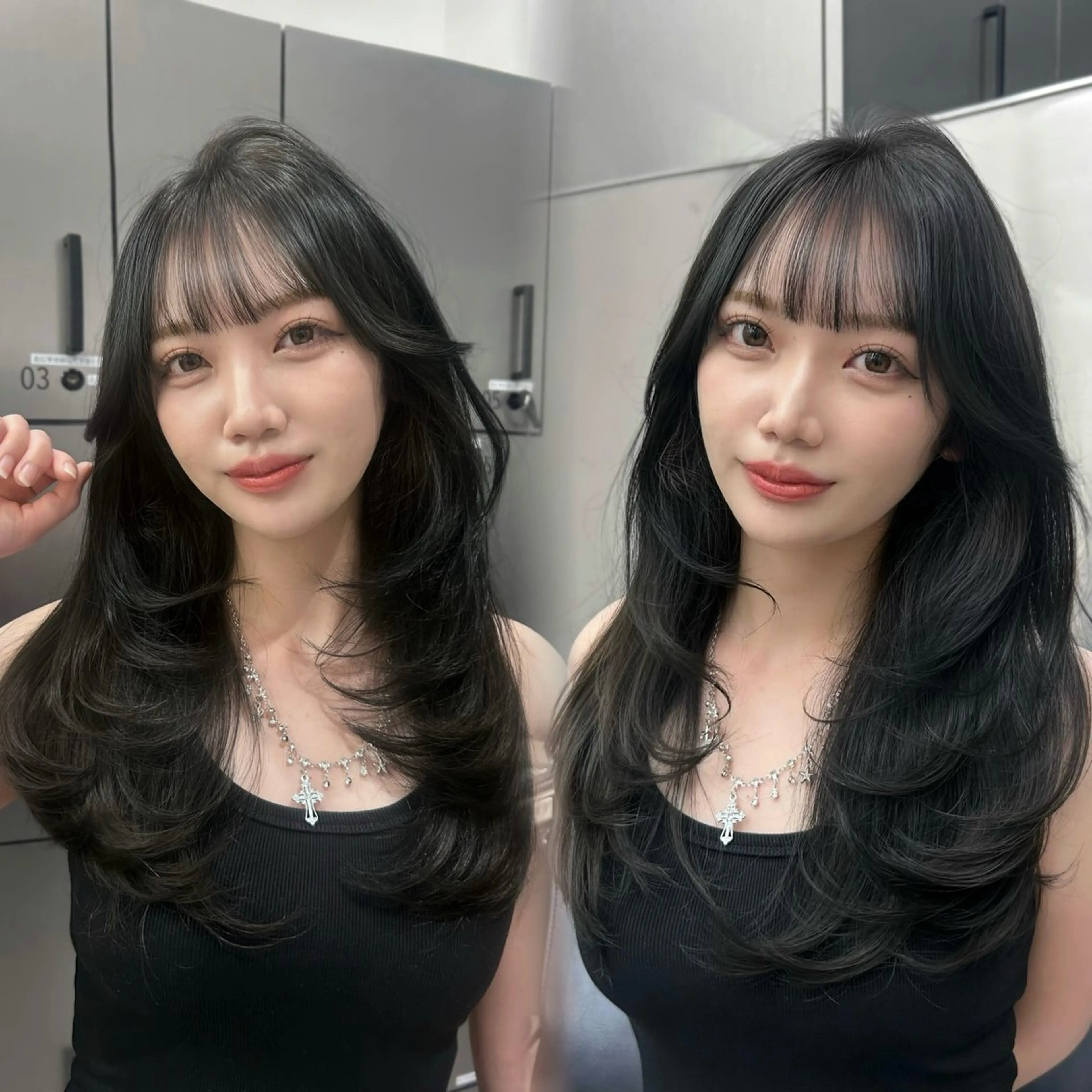 ロング レイヤーカット カット ヘアカラー 大人レイヤー/艶美髪 🇺🇸TOMONAのヘアスタイル